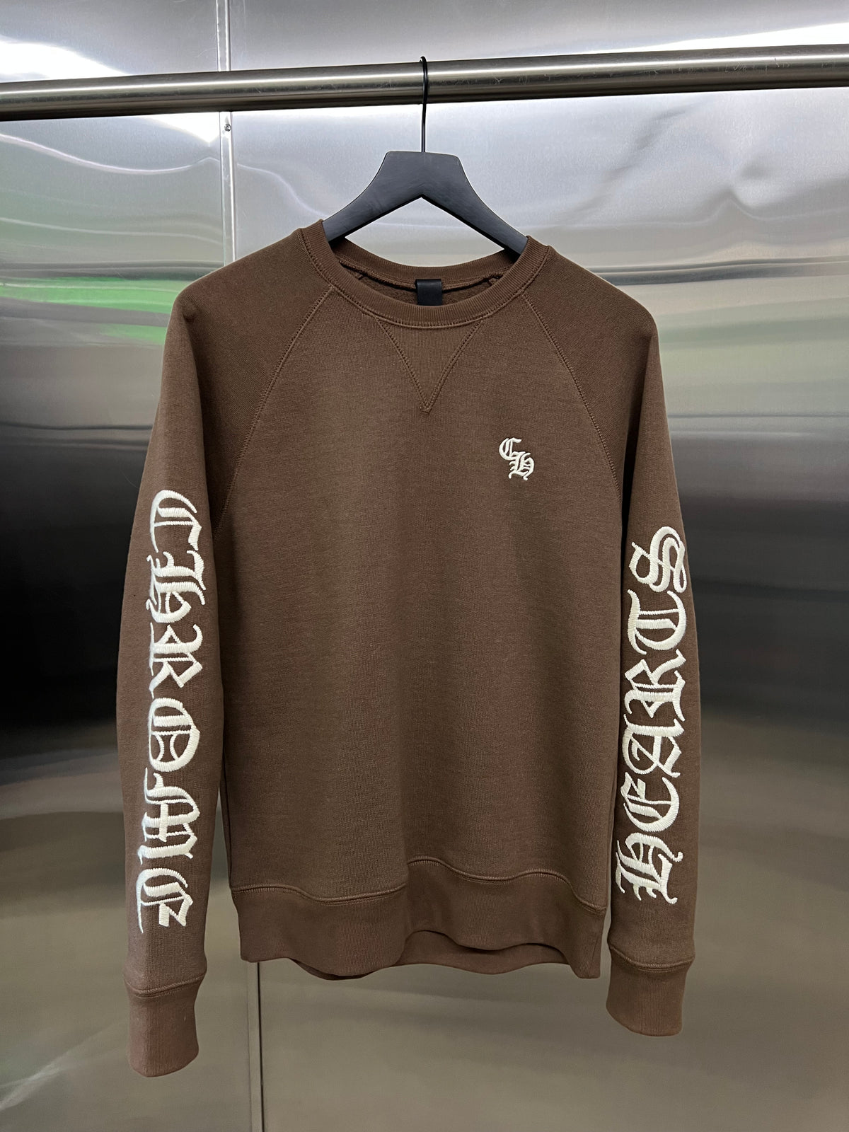 Chrome hearts Brown Long sleeve Crewneck Sweatshirt