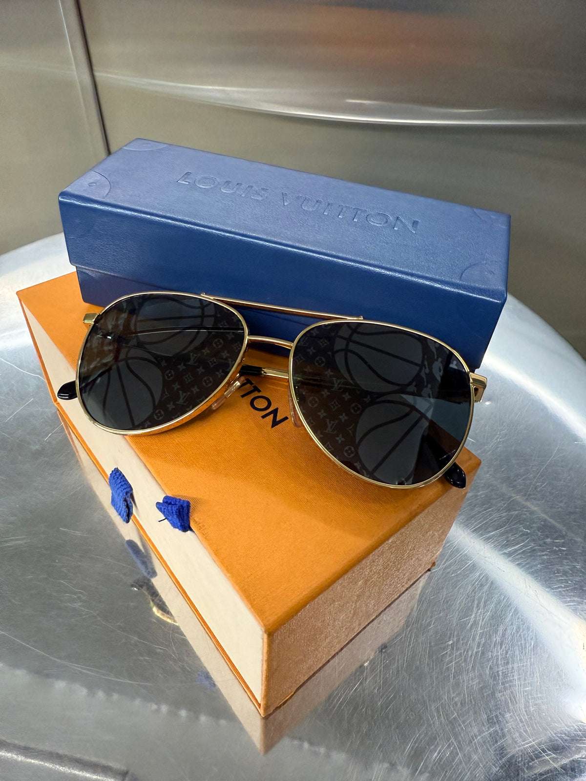 Louis Vuitton Gold X NBA Sunglasses