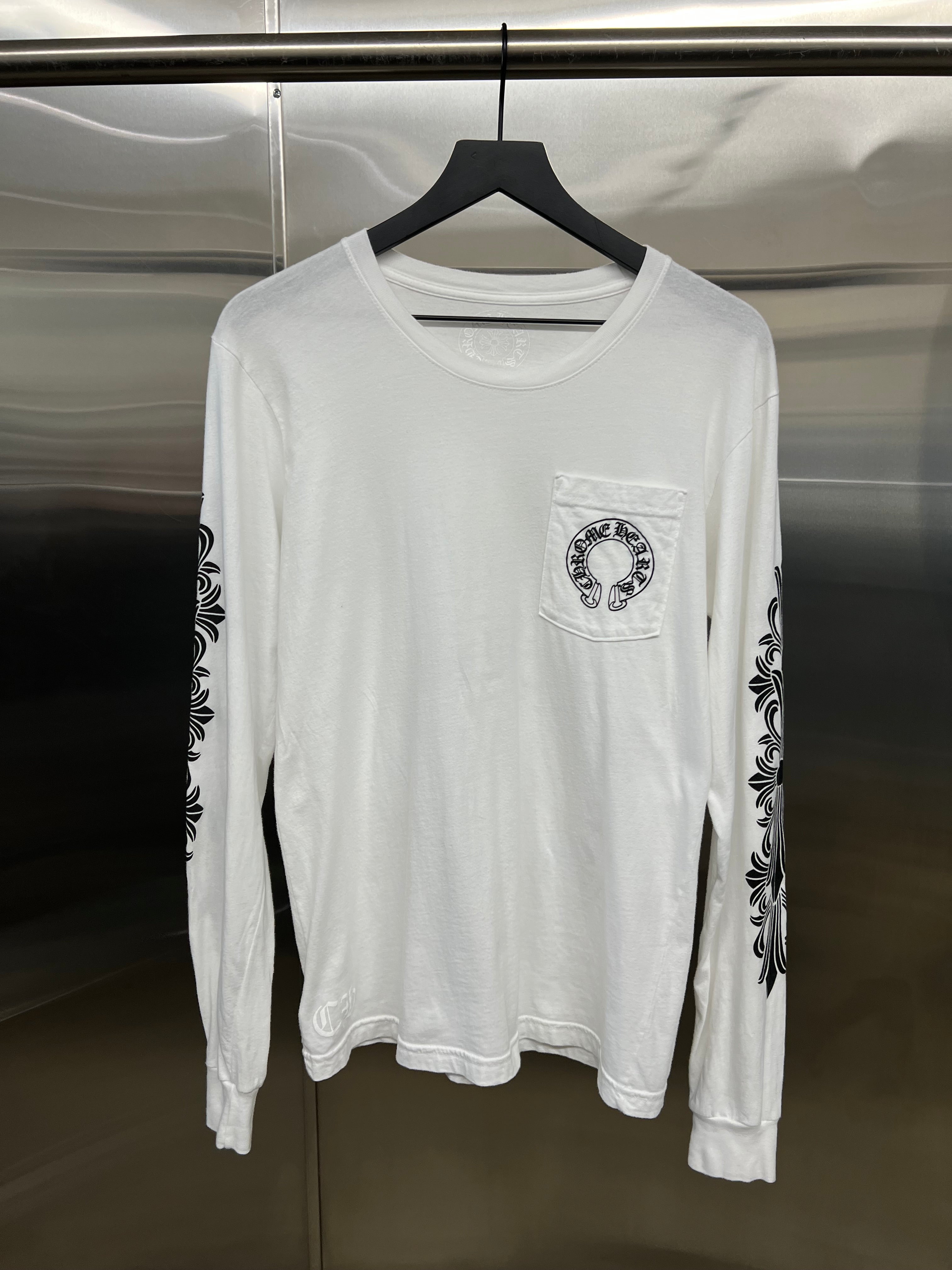 Chrome Hearts Horseshoe logo longsleeve