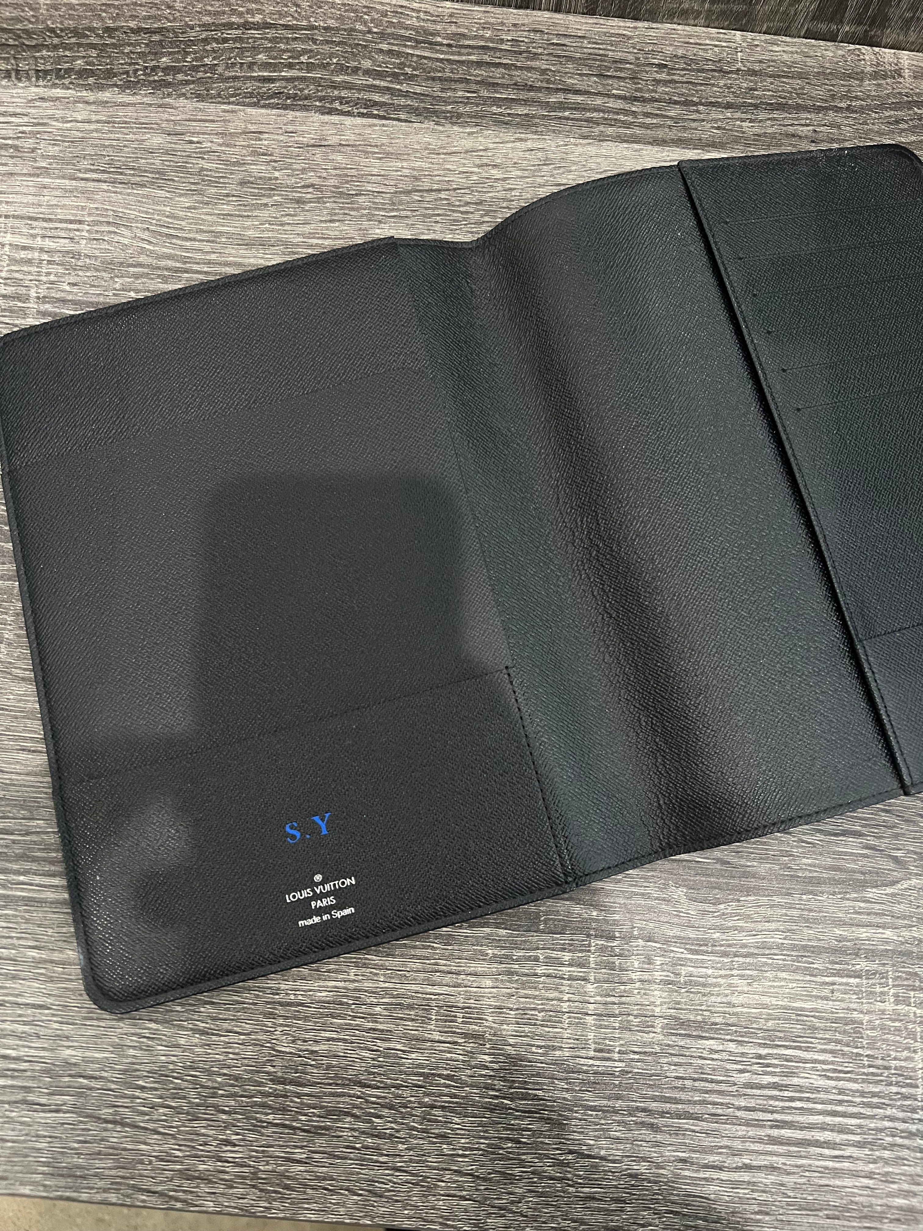 Louis Vuitton Damier Graphite Desk Agenda Cover