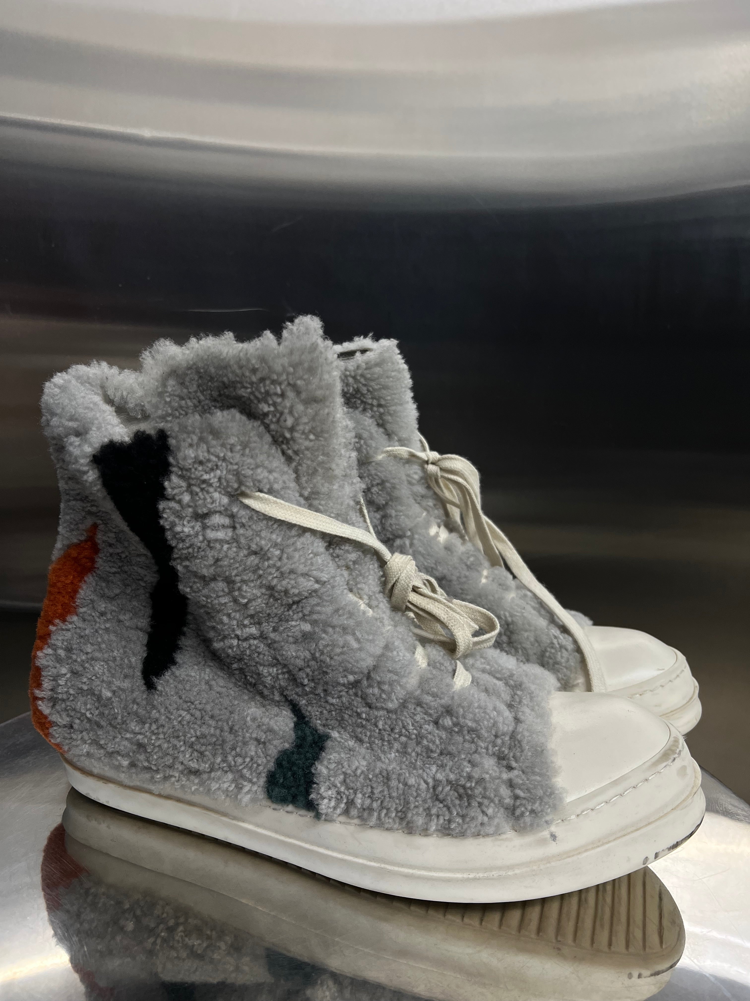 Rick Owens Strobe High Shearling