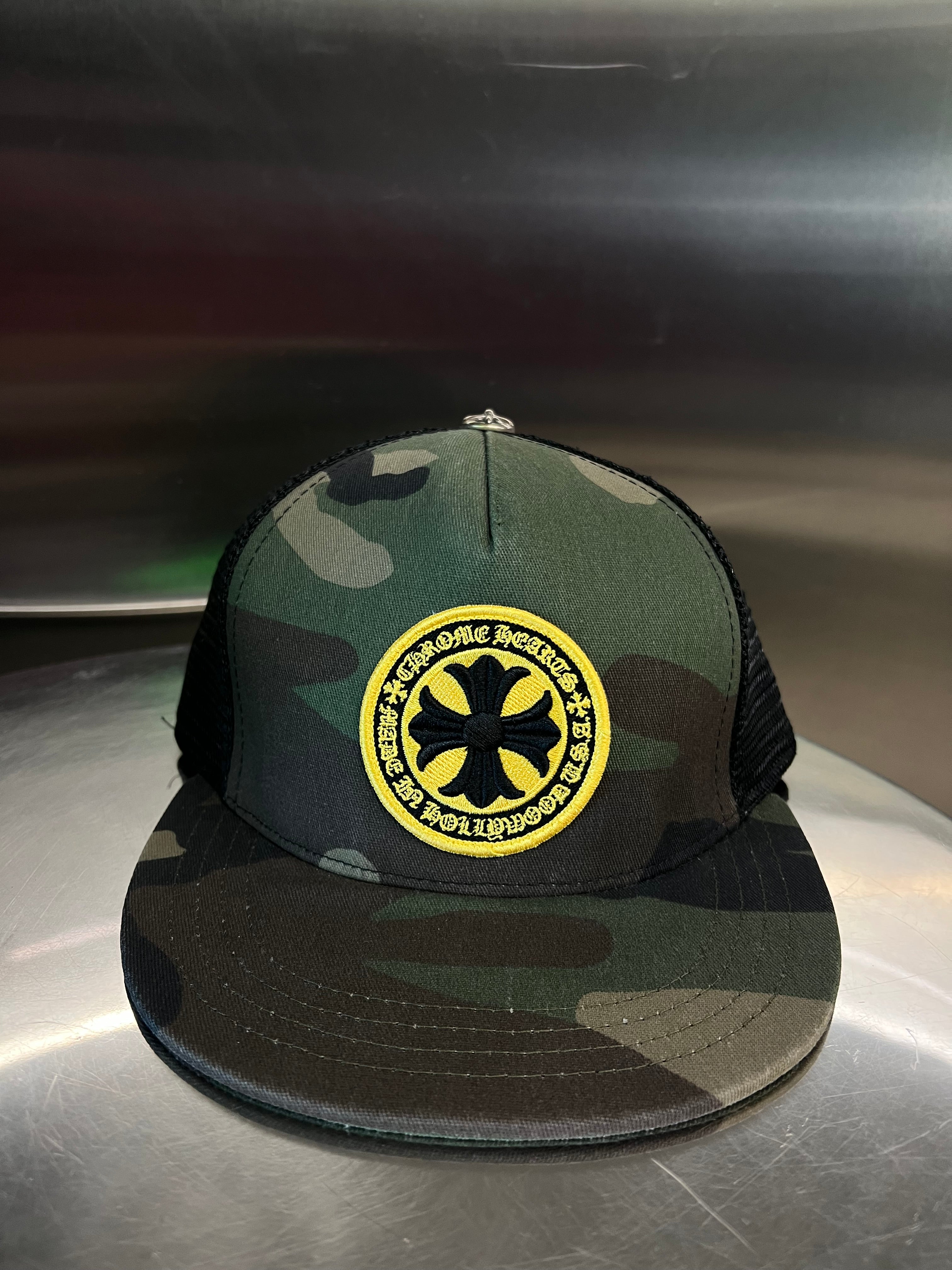 Chrome Hearts Plus Cross Seal Stamp Trucker Hat