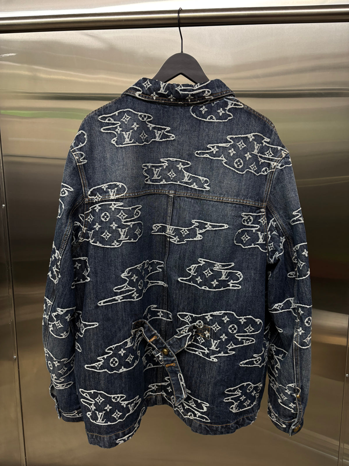 Louis Vuitton Monogram Denim Workwear Blouson Denim Jacket