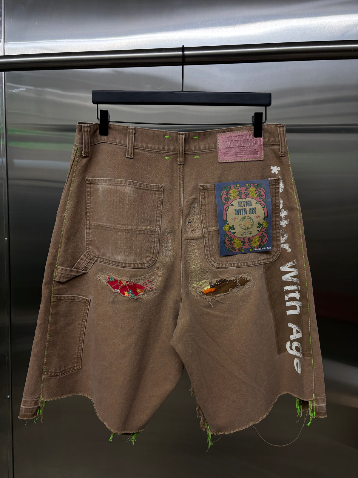 Better With Age Repair Double Wide Carpenter Shorts