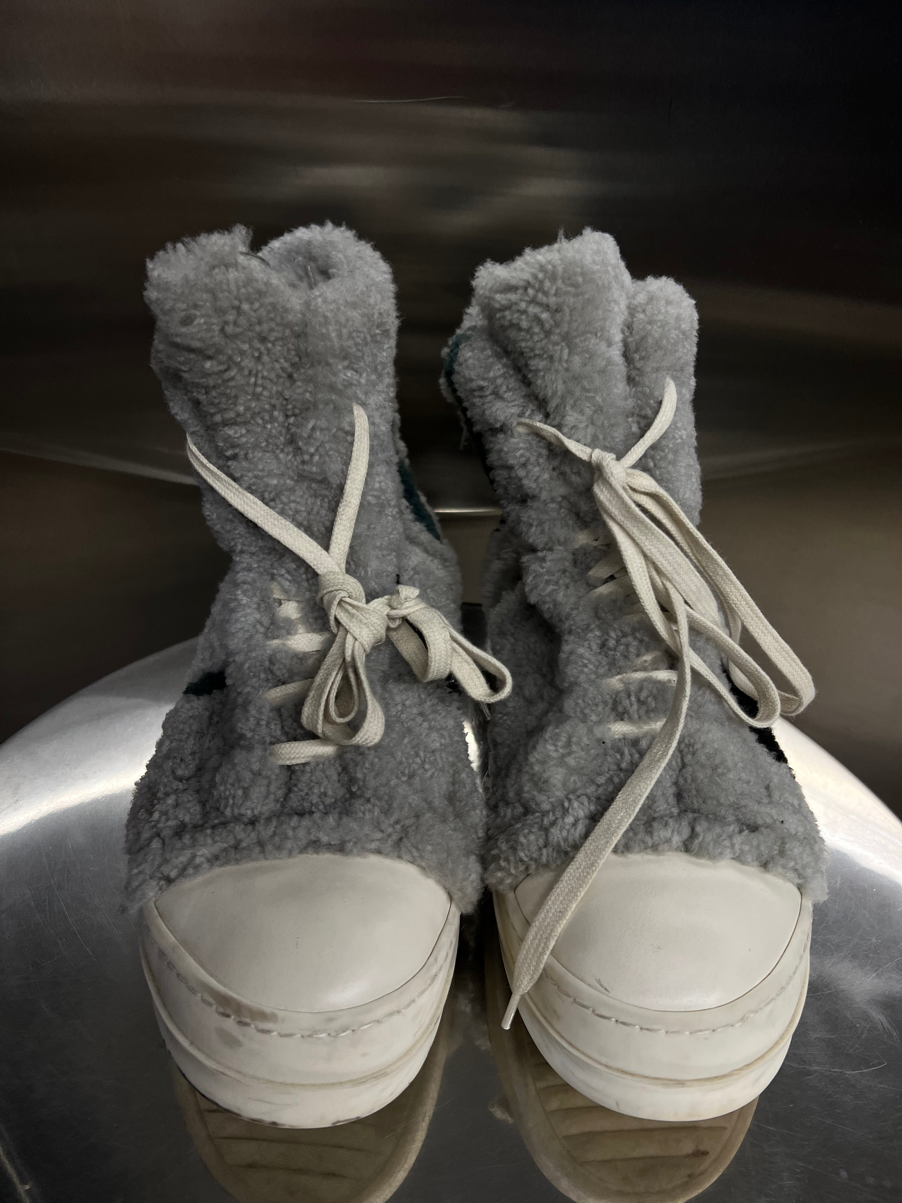 Rick Owens Strobe High Shearling