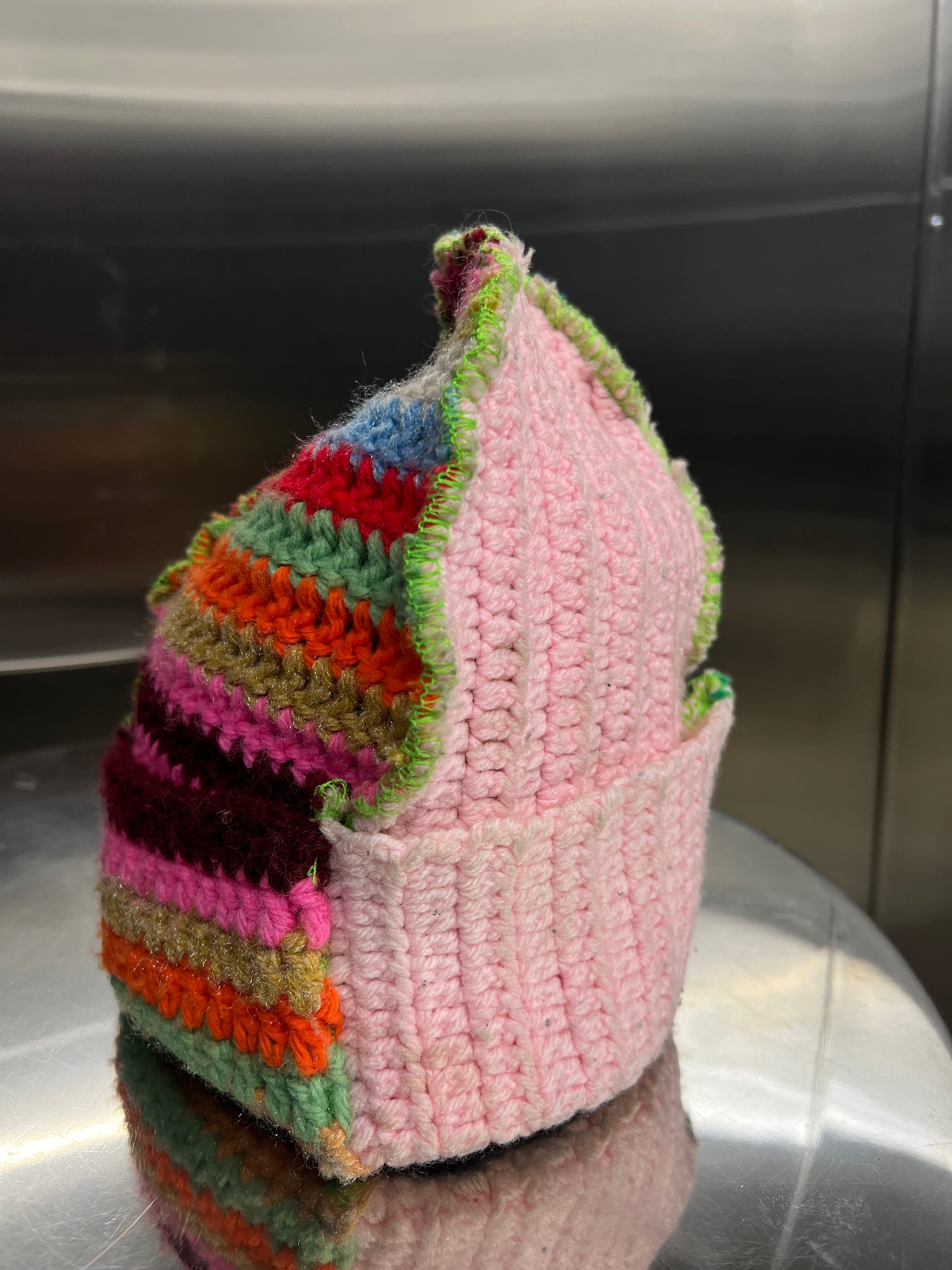 Better with age 1/1 Multi-knit beanie