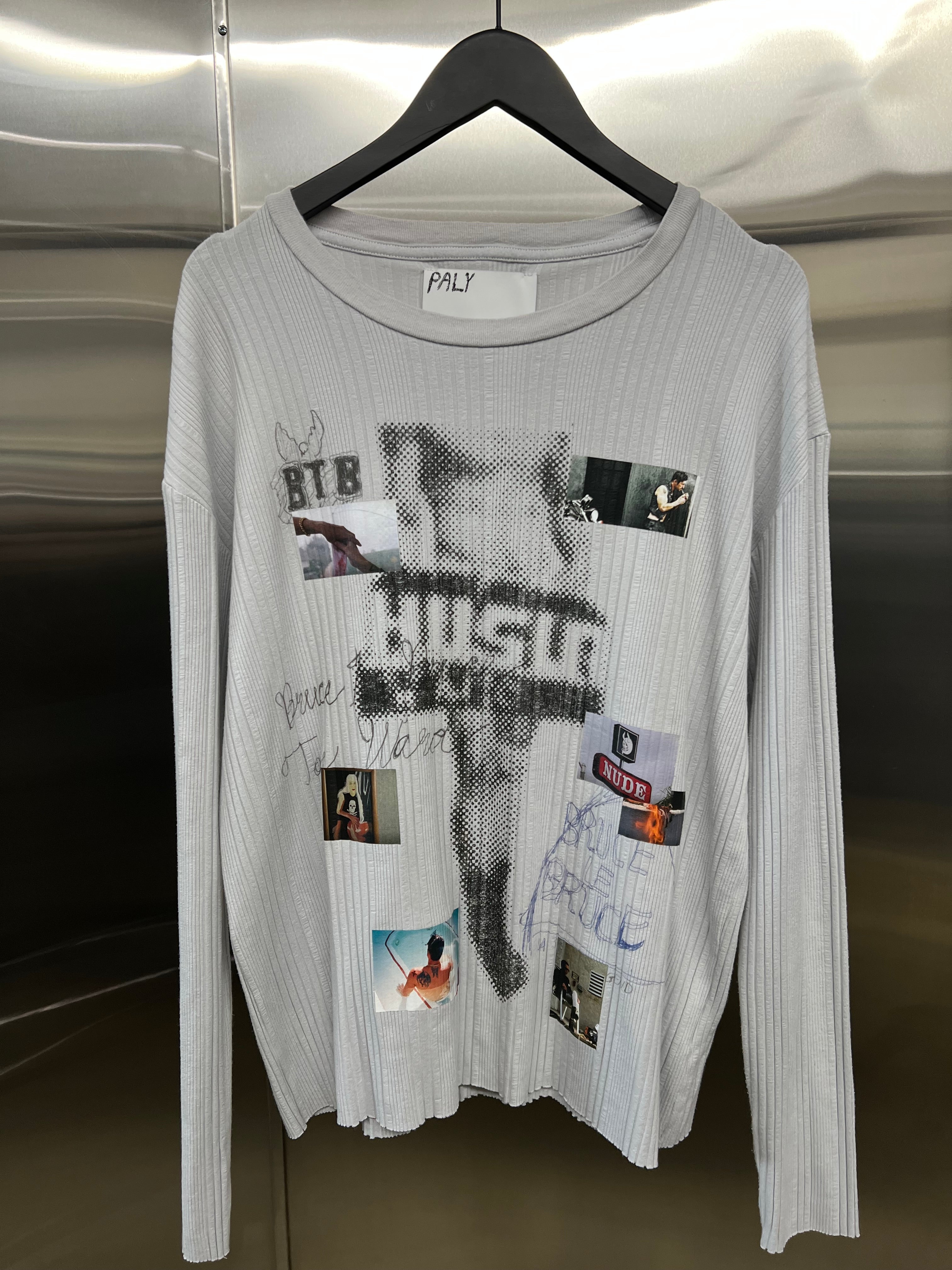 Paly Hollywood “Hustlr Rib” longsleeve tee