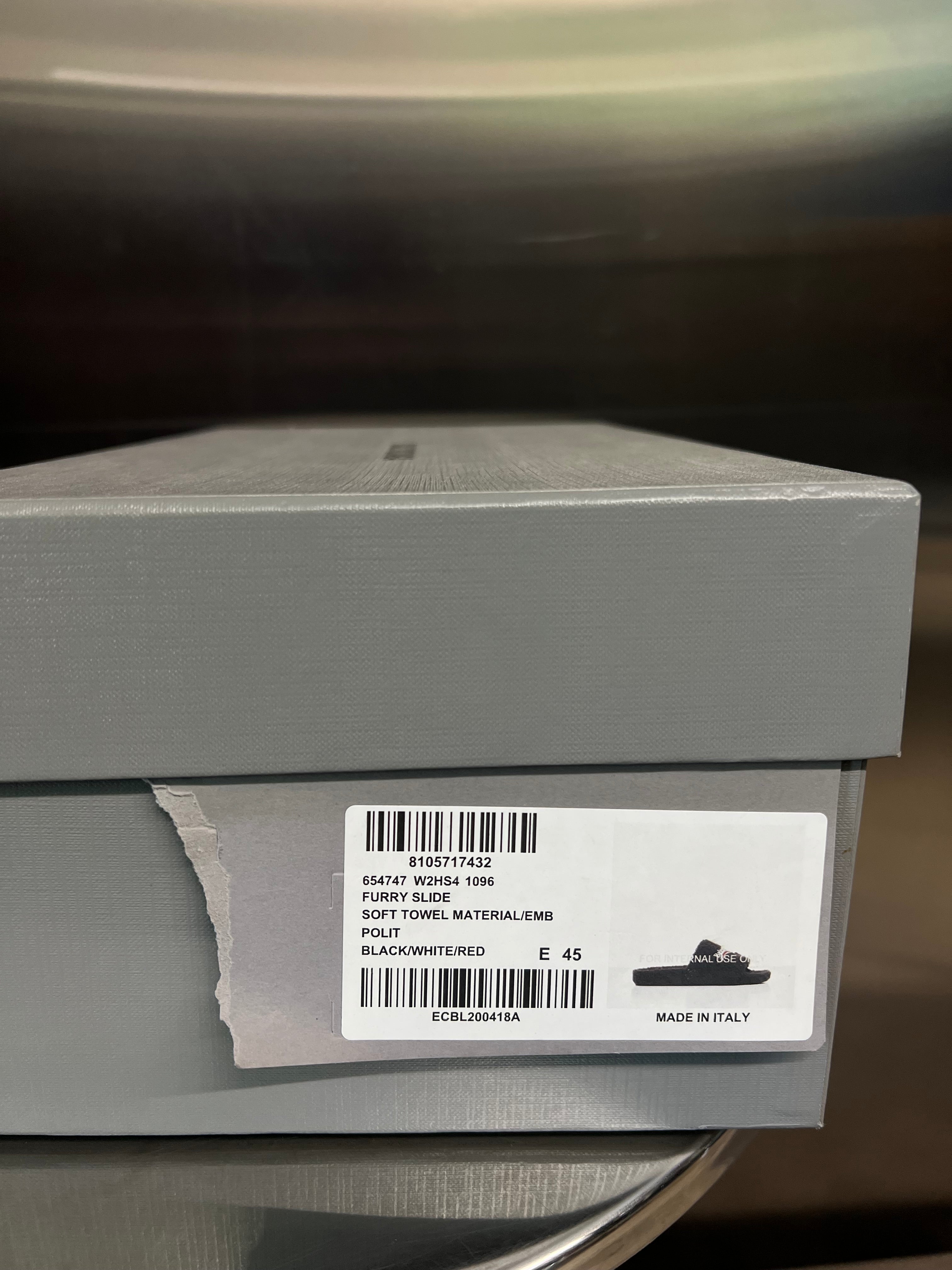 Balenciaga Furry slide Sandal