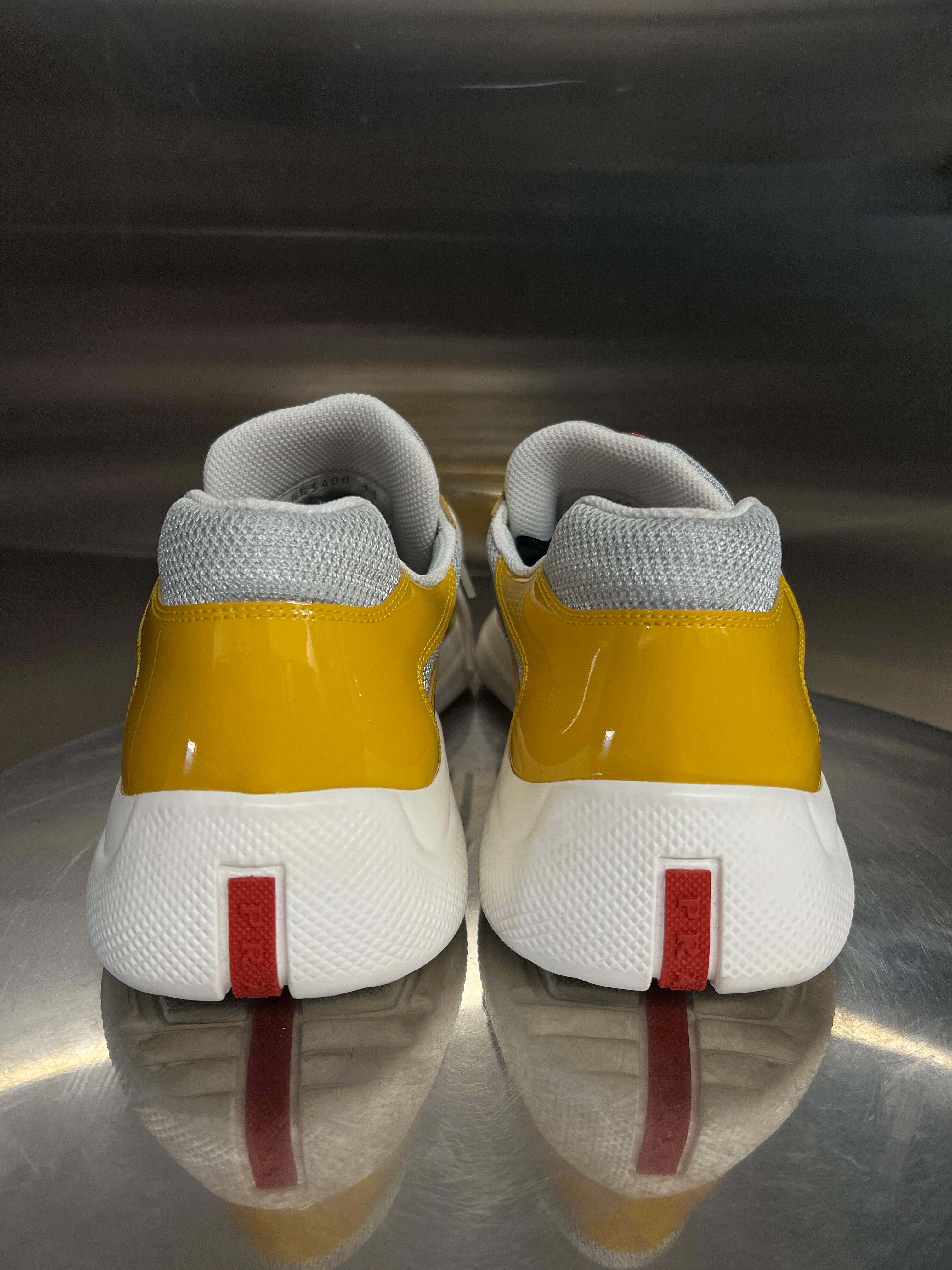 Prada America Cups Yellow patent