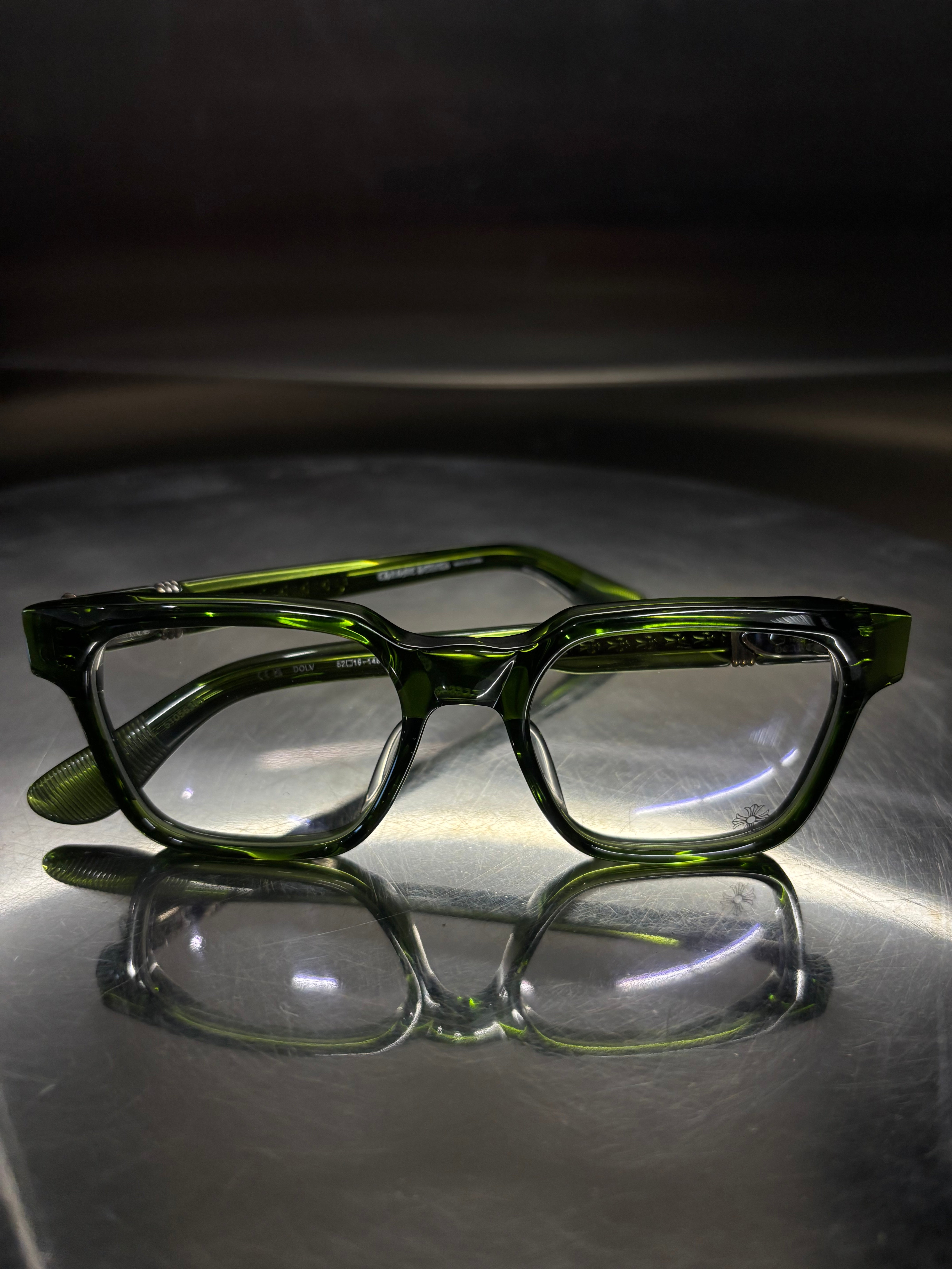 Chrome Hearts Dark Olive “CELIBUSSY” Frames