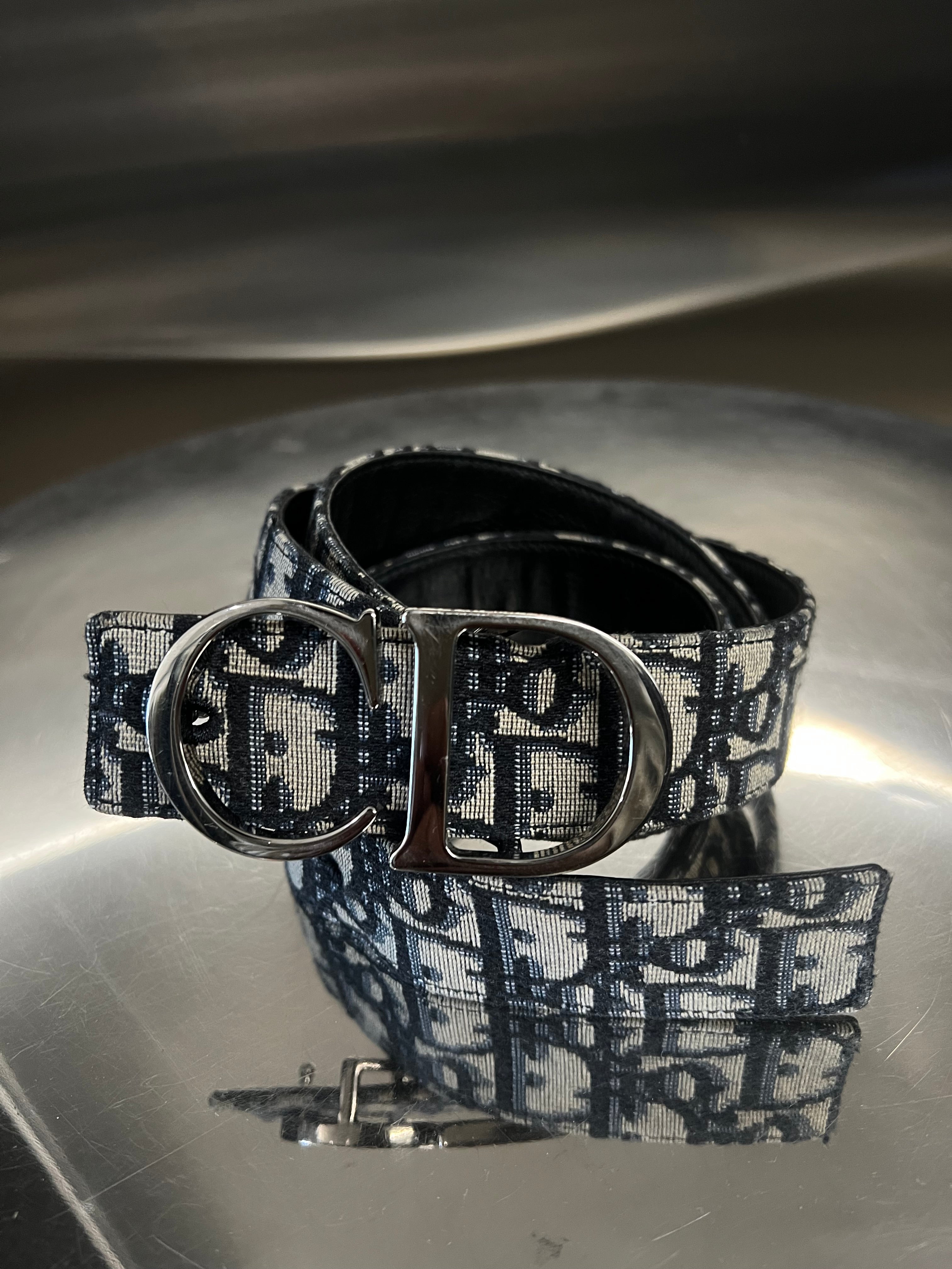 Dior Oblique Jacquard belt