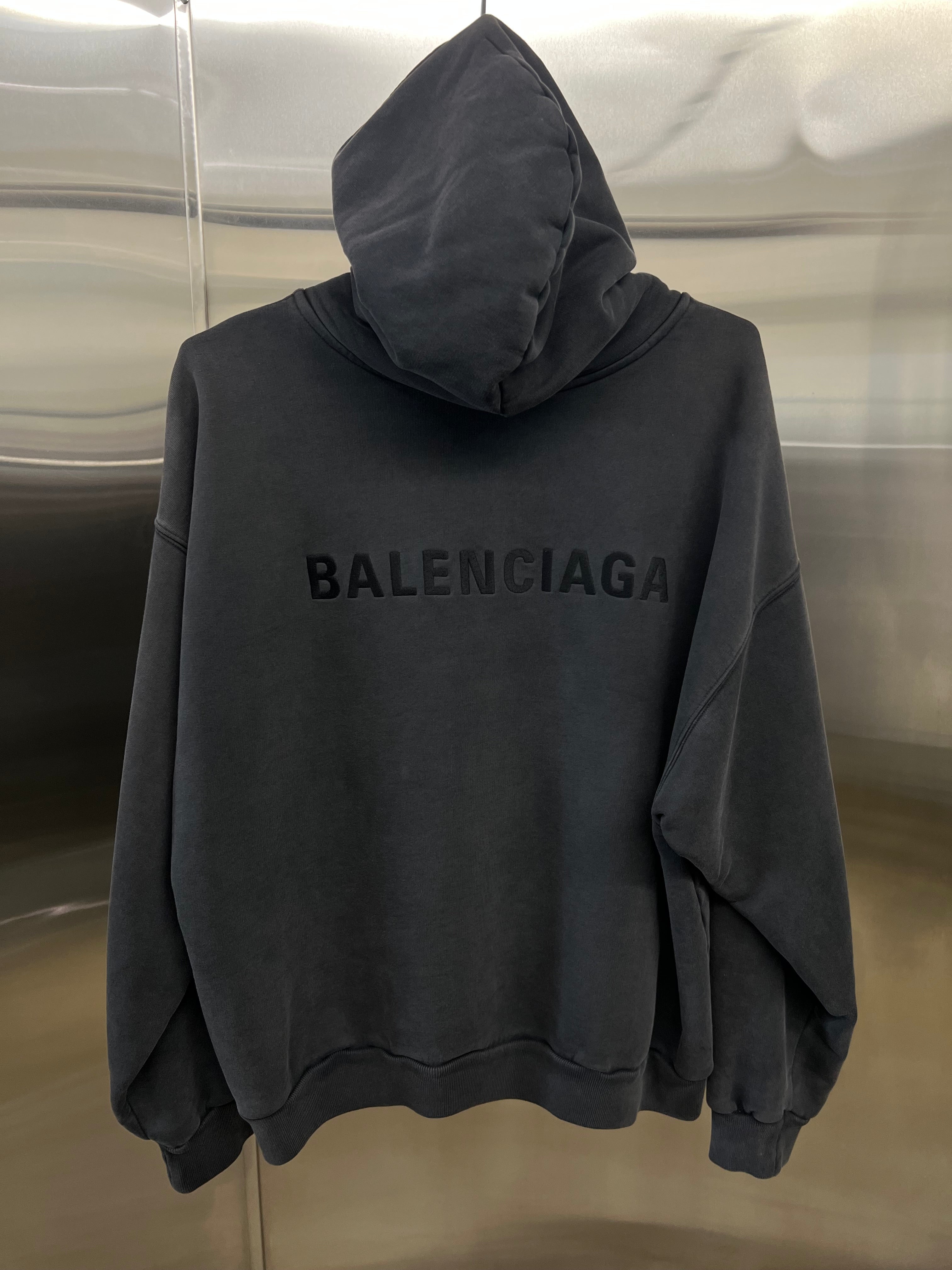 Balenciaga Embroidered logo hoodie