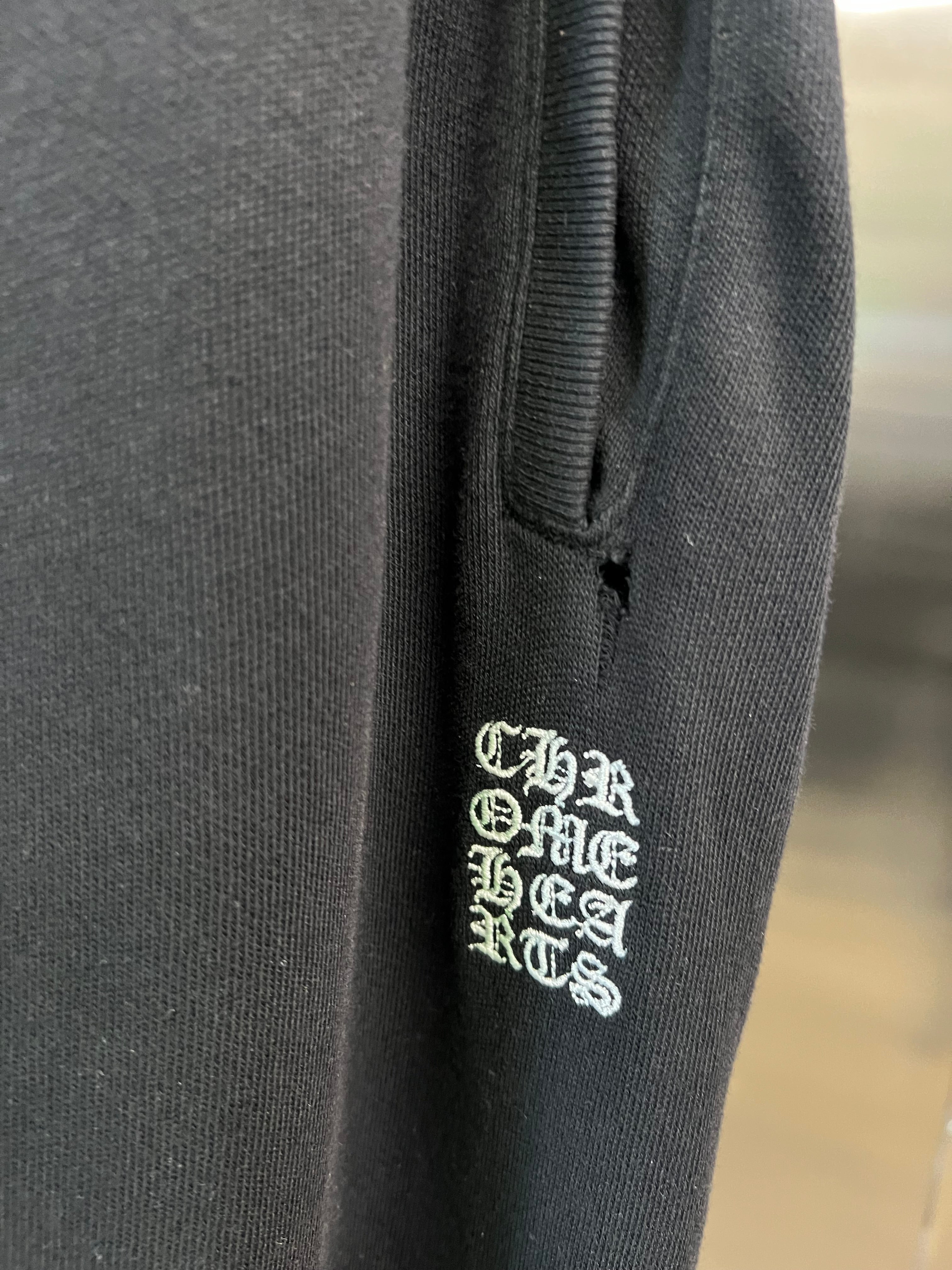 Chrome Hearts  "Y NOT" embroidered sweatpants