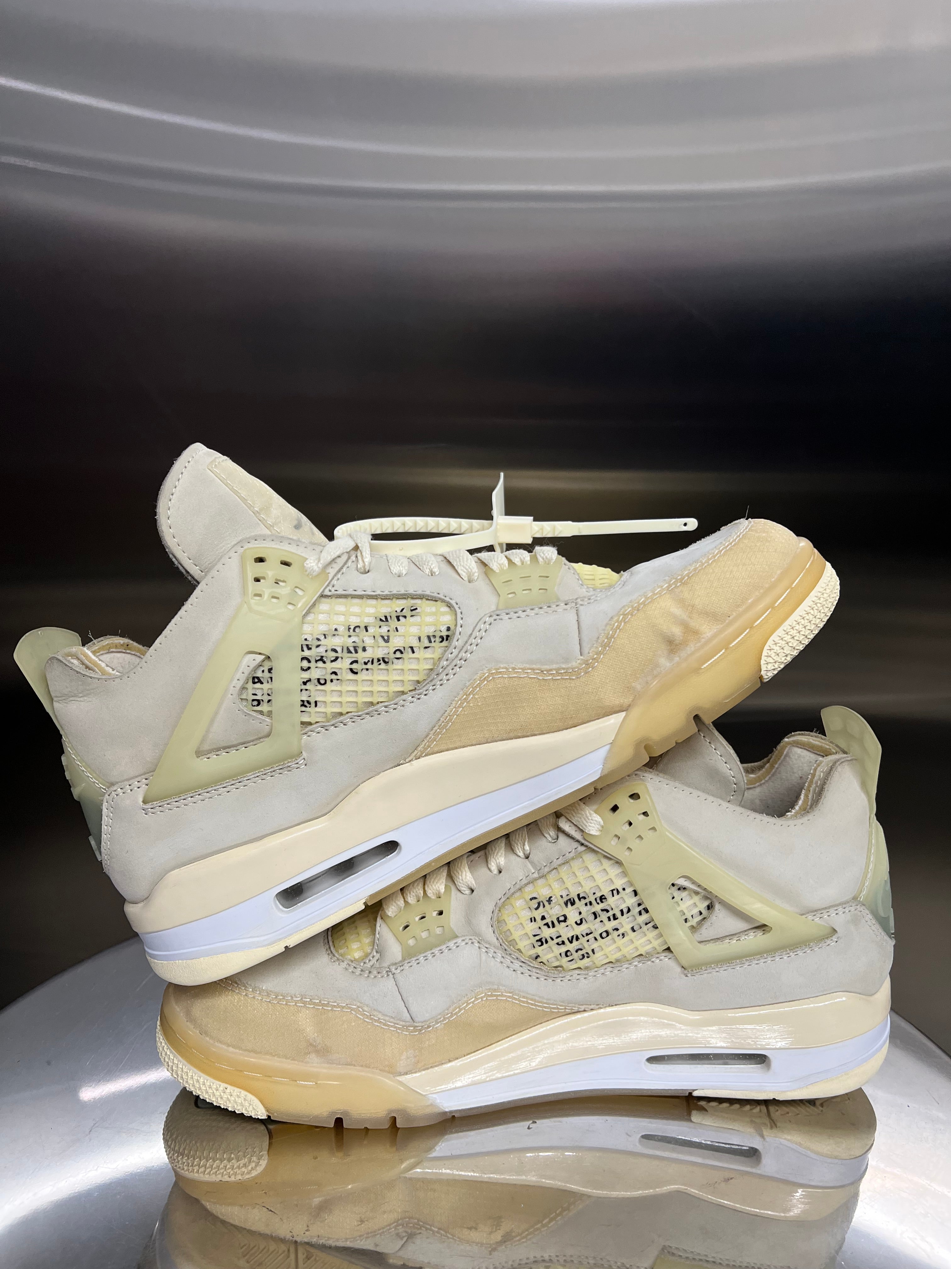 Jordan 4 x Off white “Sail”