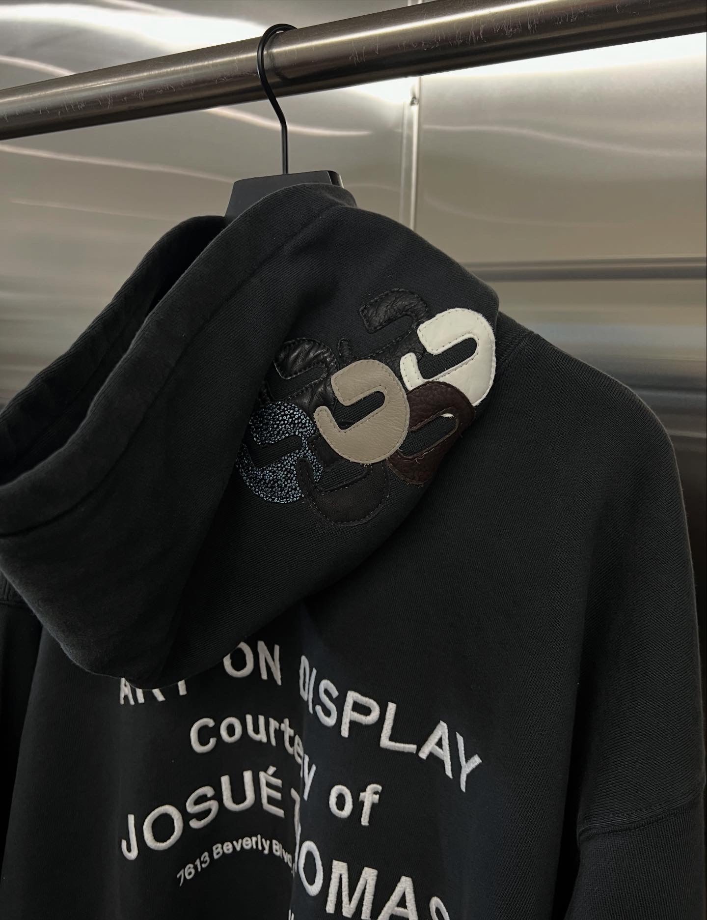 Gallery Dept Paint Splattered Embellished Hoodie