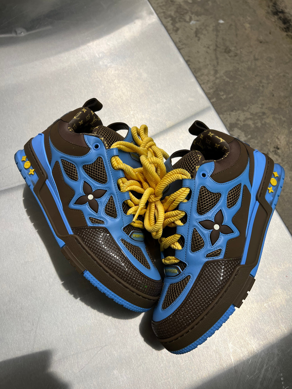 Louis Vuitton skate sneakers (blue/brown)