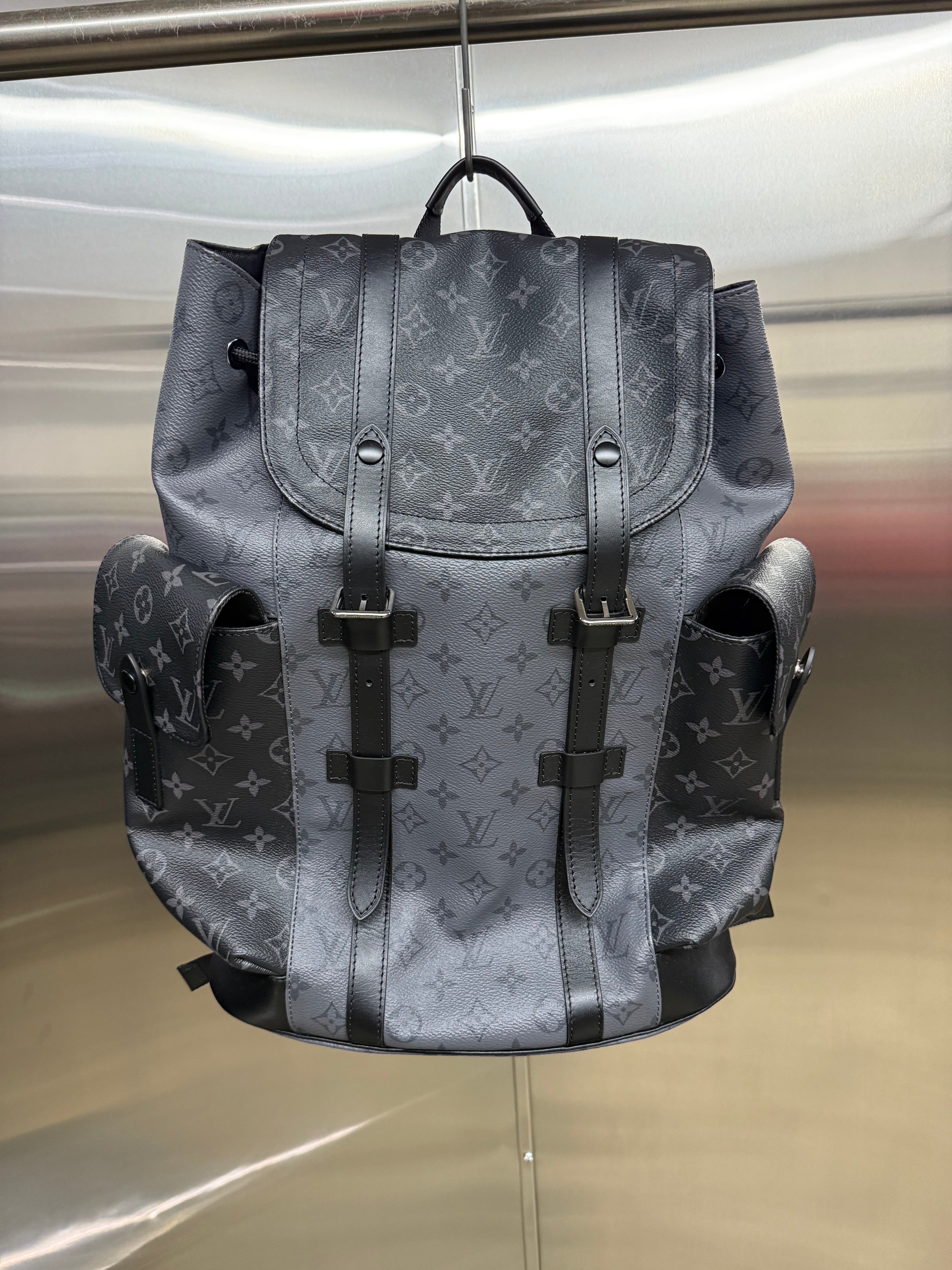 Louis Vuitton Christopher MM monogram Eclipse Canvas backpack