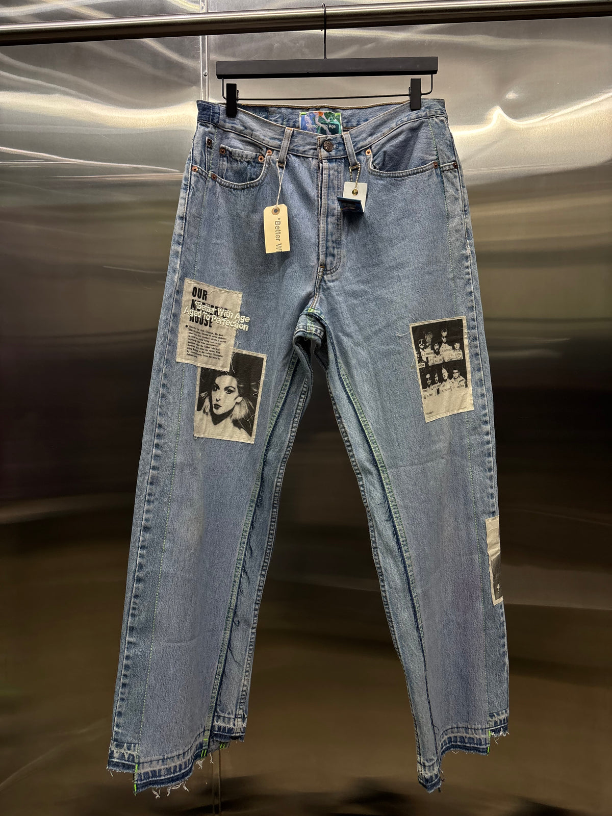 Better with age Patchwork denim jeans