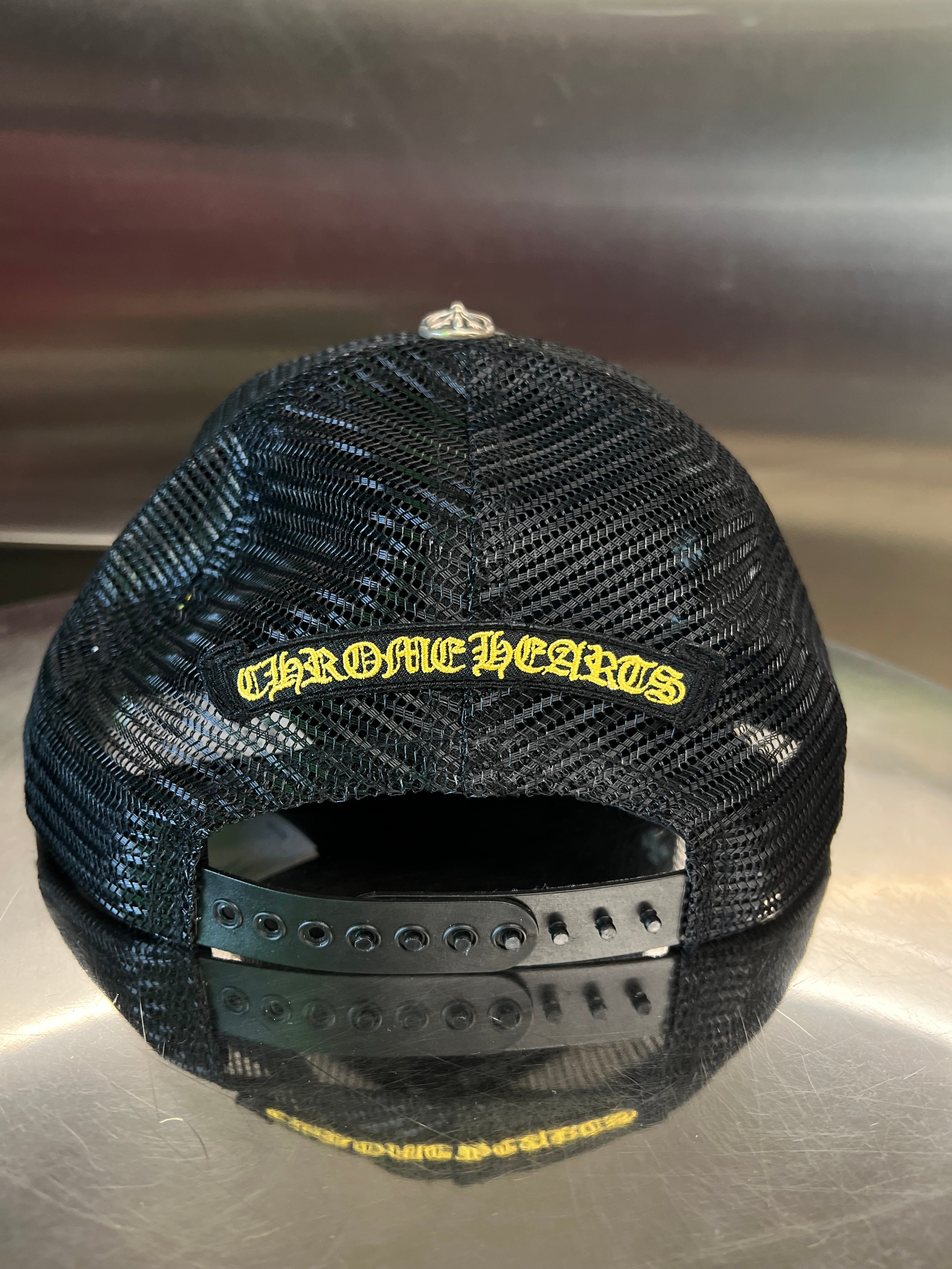 Chrome Hearts Plus Cross Seal Stamp Trucker Hat