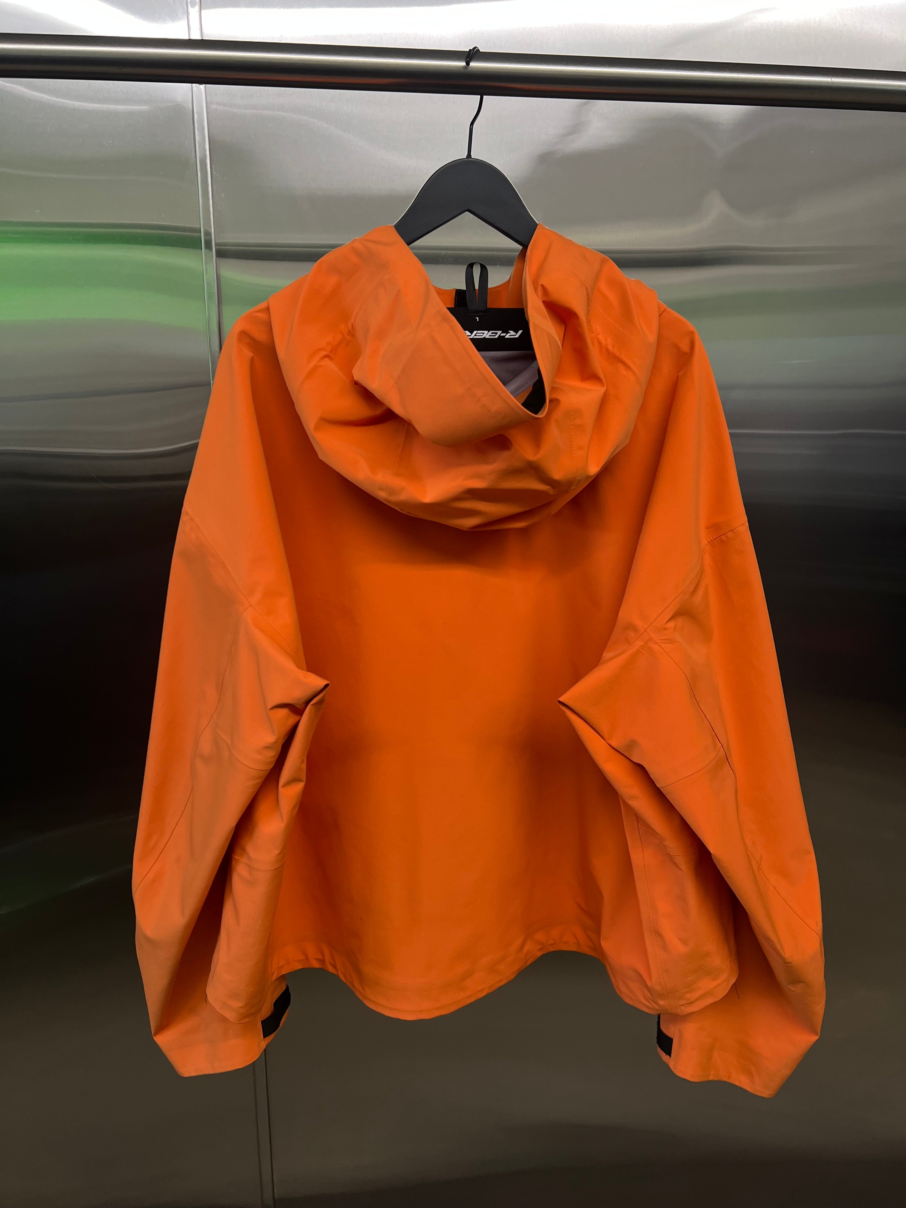 GV Gallery Glenci orange cropped rain jacket