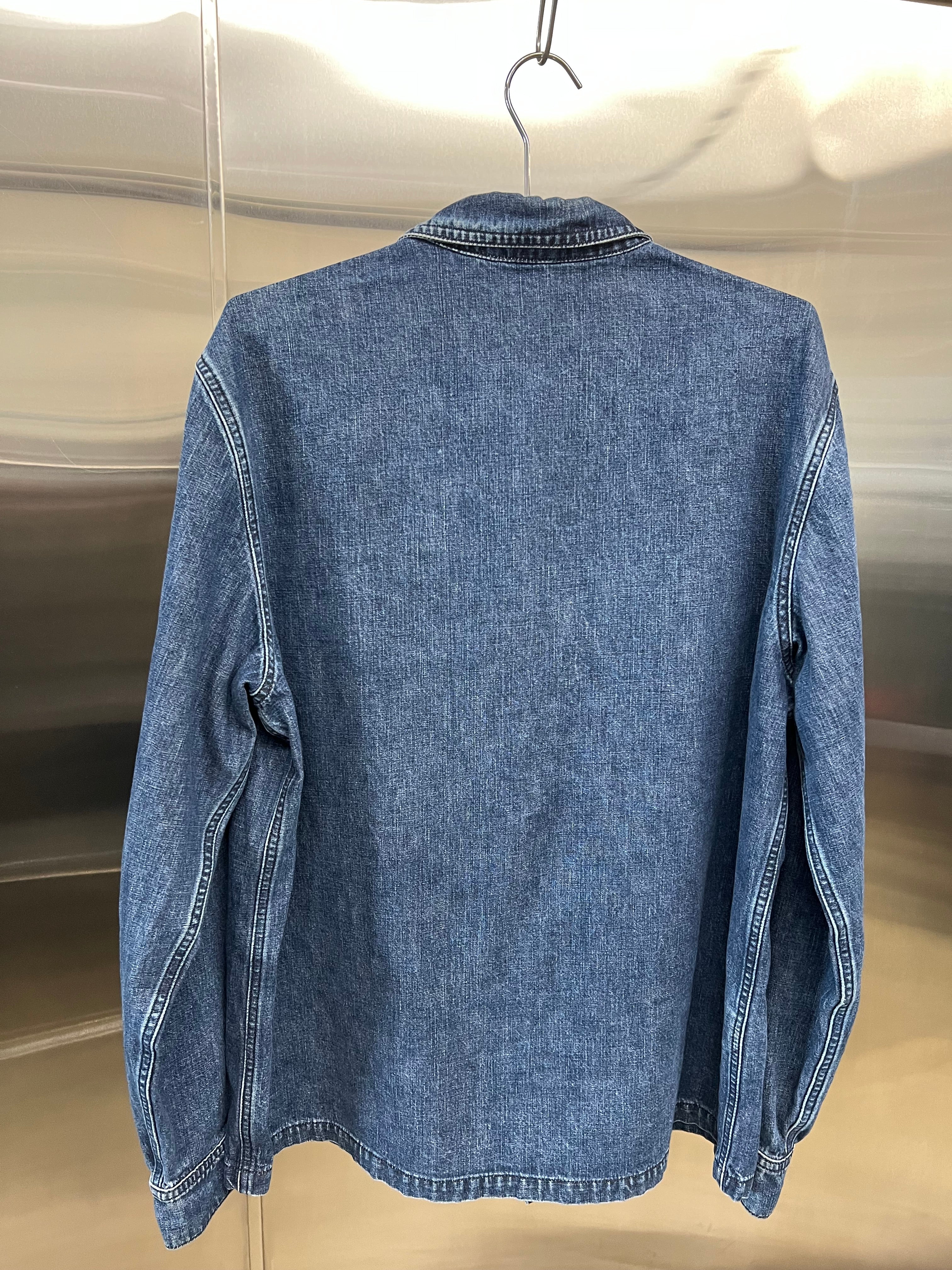 Chrome Hearts Padded Denim Work Dog Shirt