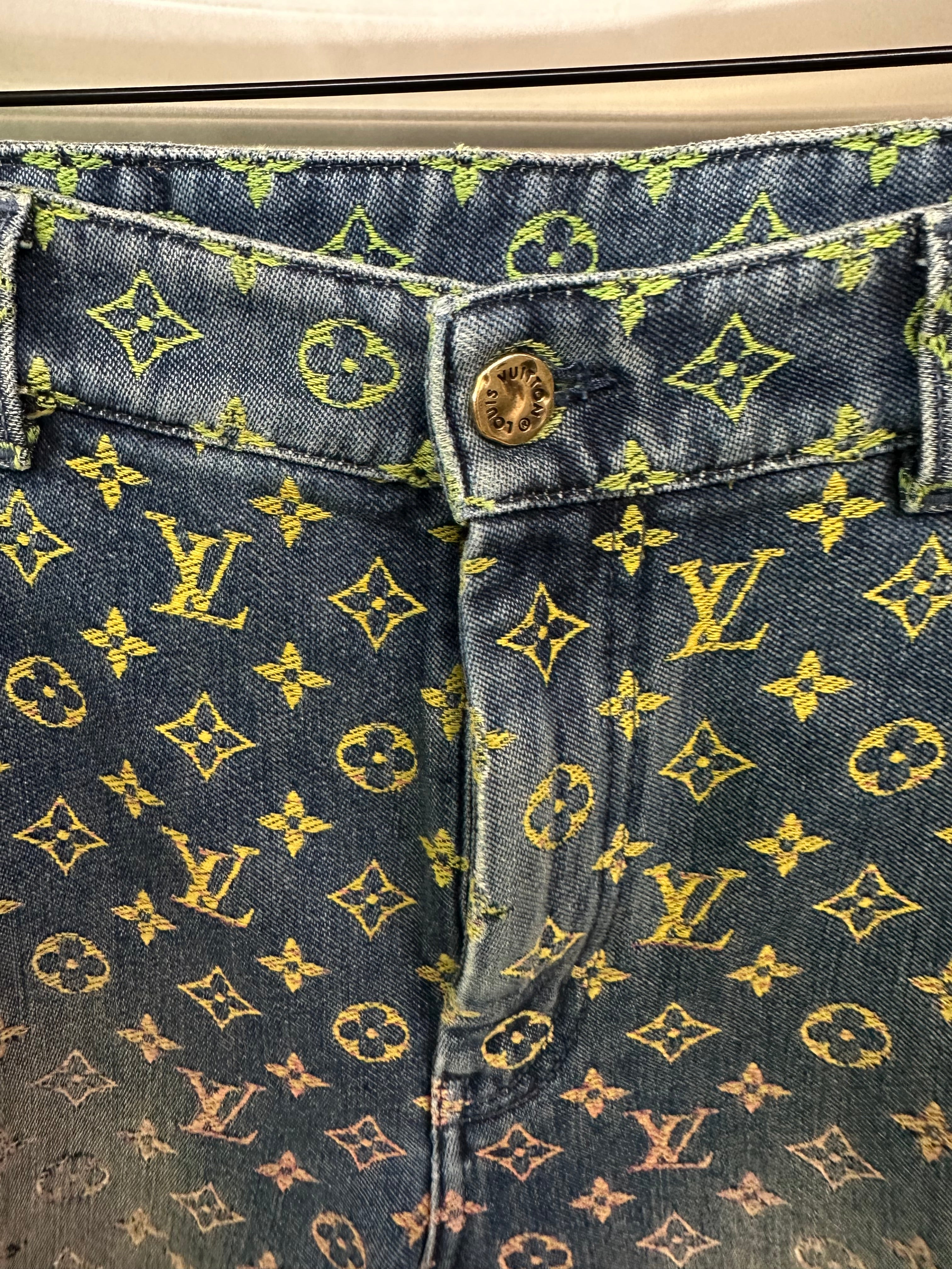 Louis Vuitton Denim Monogram shorts