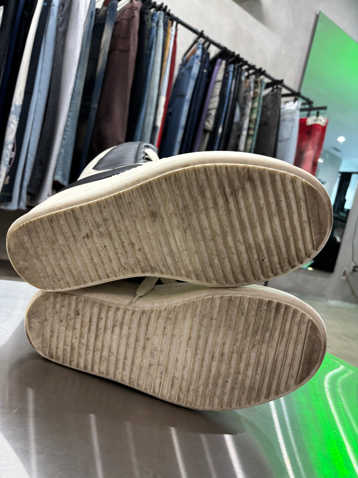 Rick Owens Owens Mega Geobasket / Mega Bumper Geobasket Sneakers