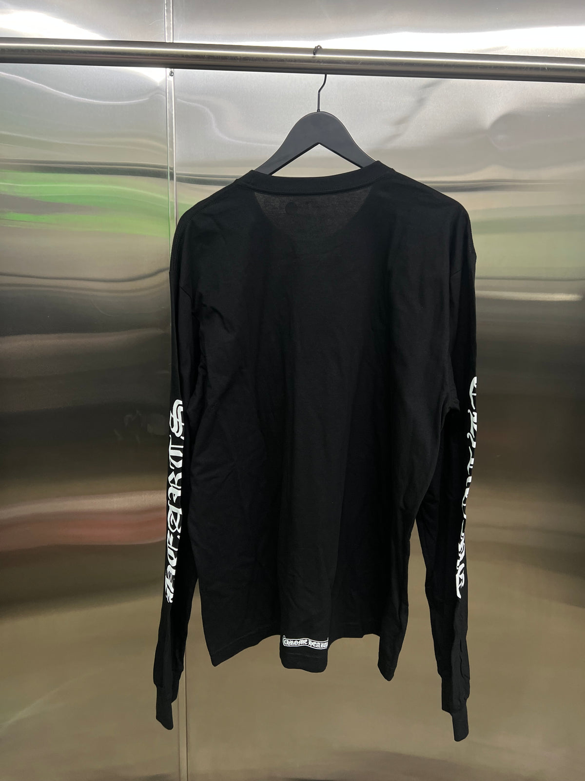 Chrome Hearts Neck logo Black long sleeve t-shirt