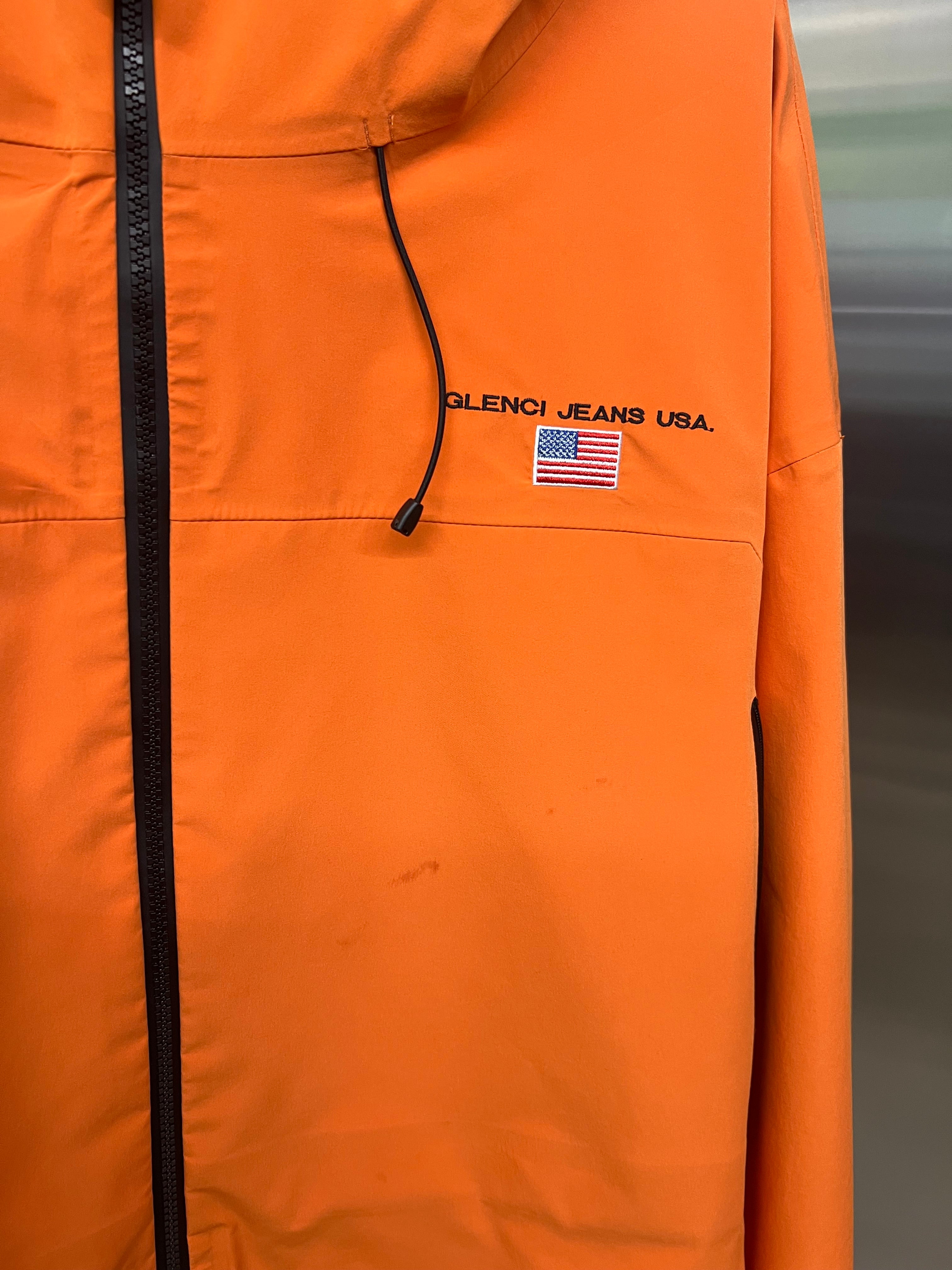 GV Gallery Glenci orange cropped rain jacket