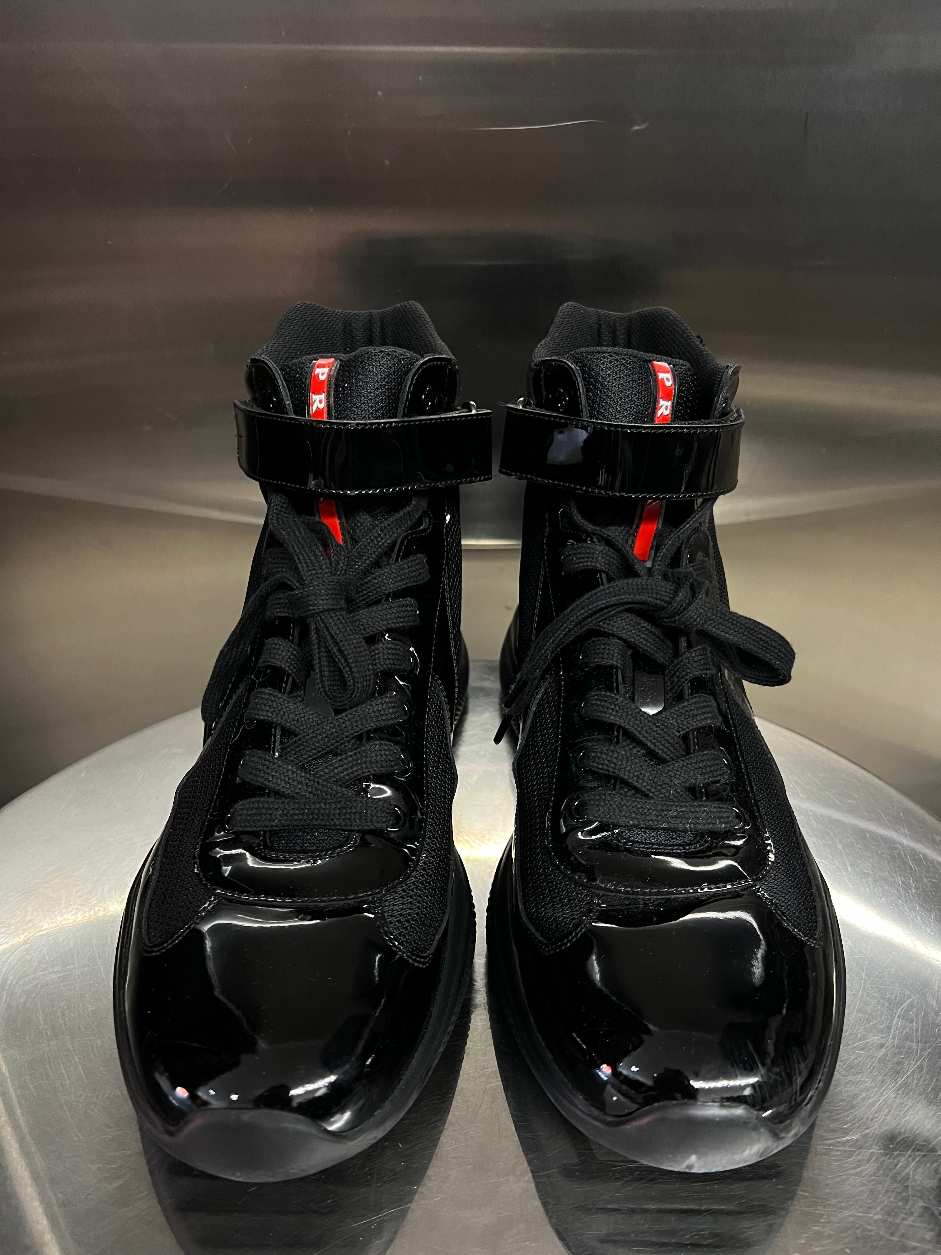 Prada America Cups High-top Sneakers