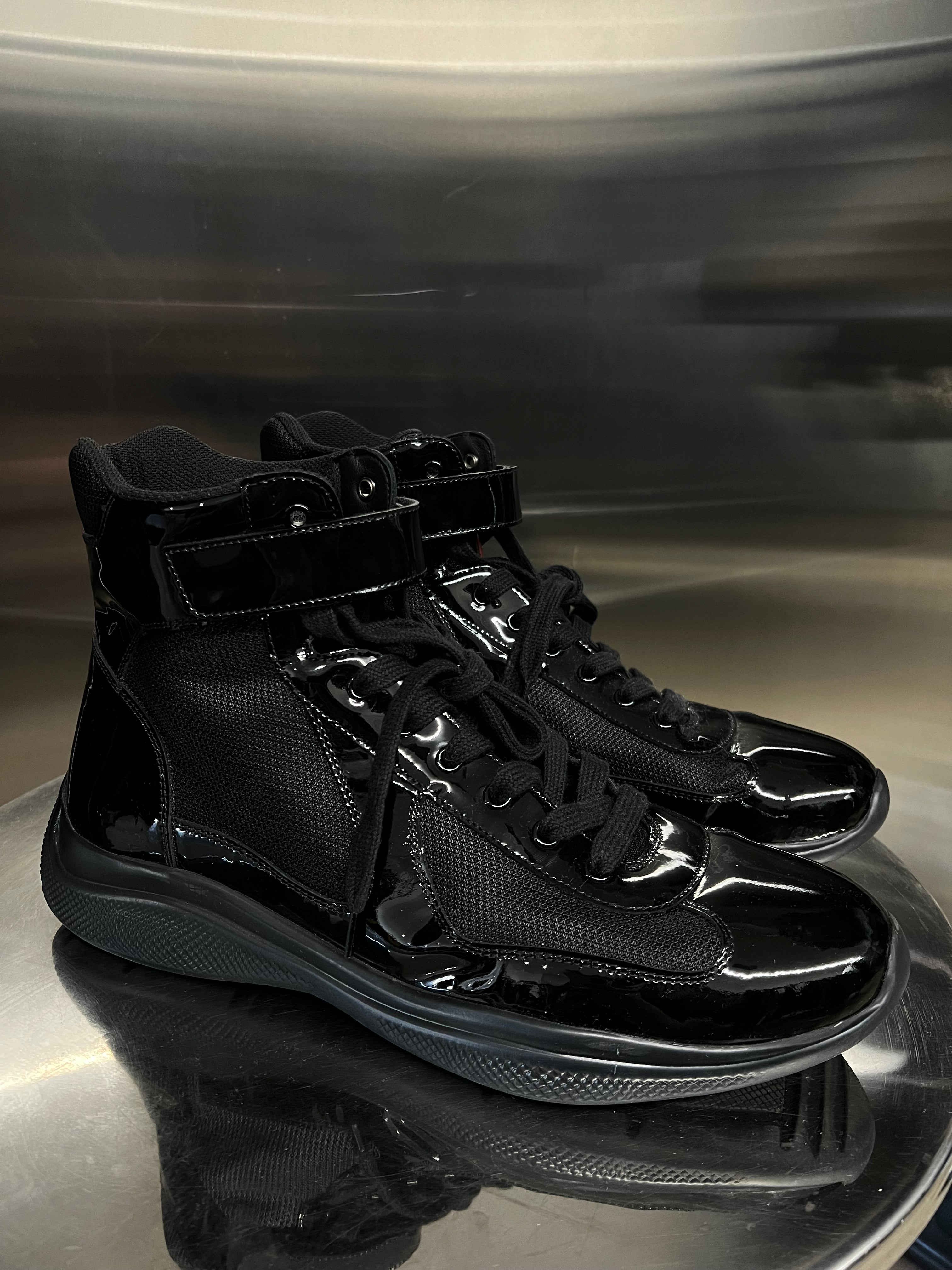 Prada America Cups High-top Sneakers