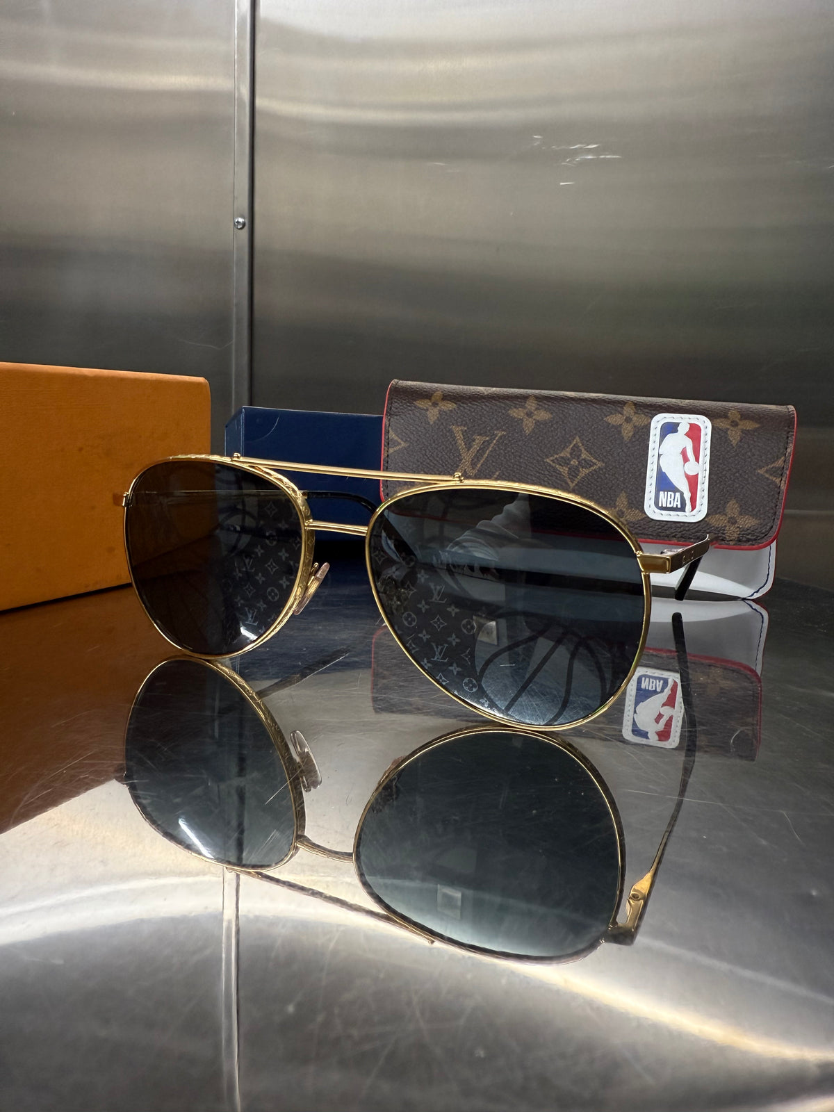 Louis Vuitton Gold X NBA Sunglasses