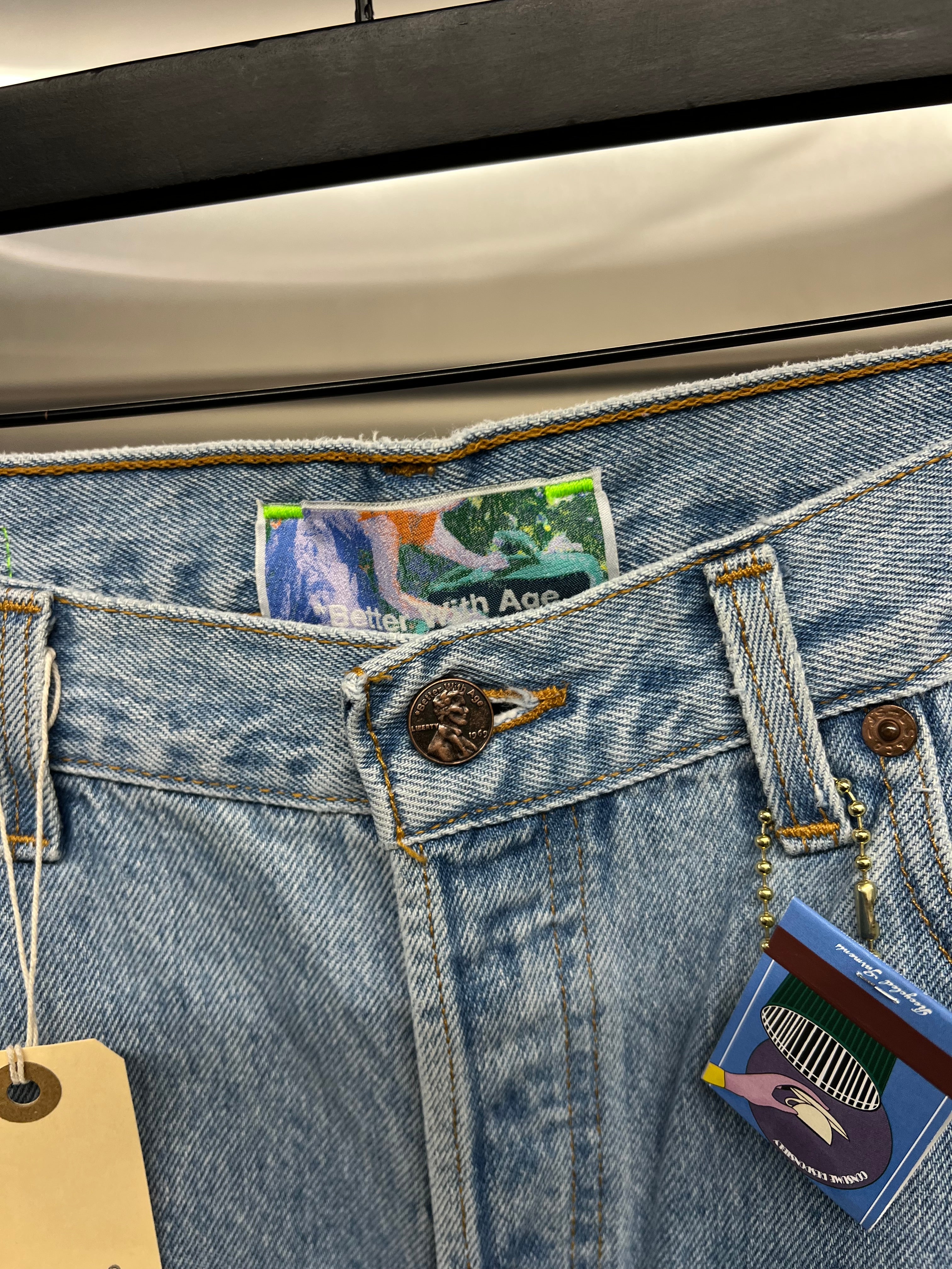 Better with Age Harrison Double Wide Denim Jeans