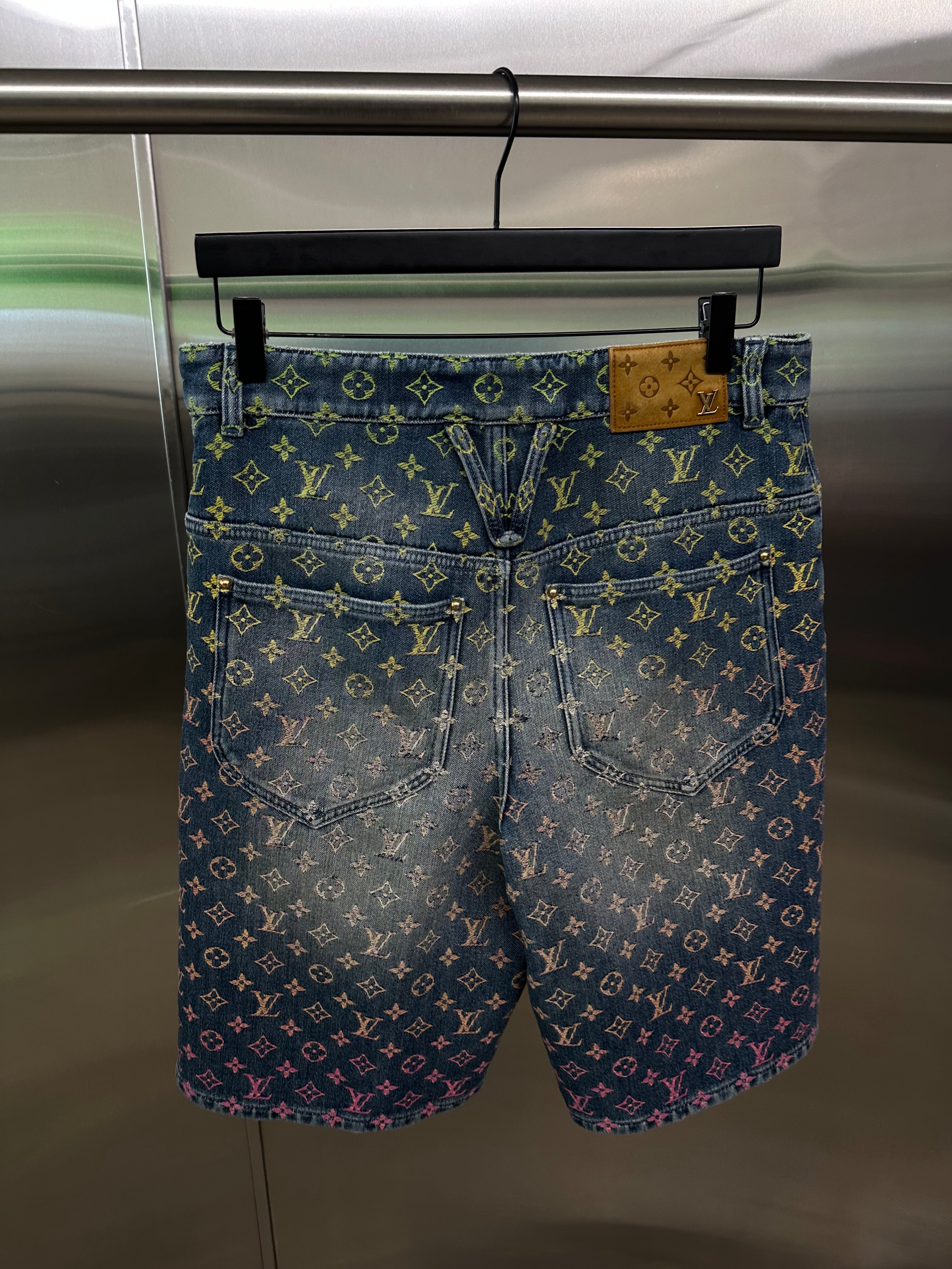 Louis Vuitton Denim Monogram shorts