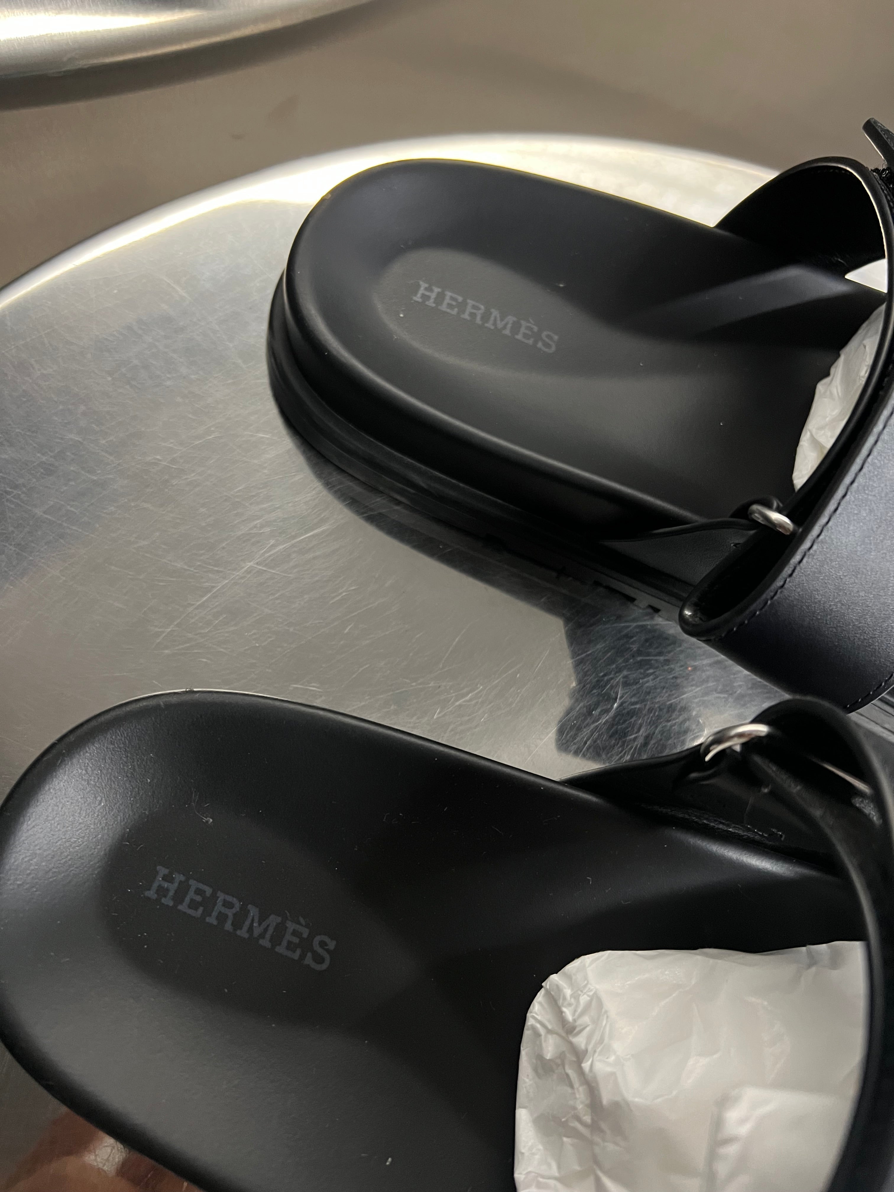 Hermes Chypre techno-sandals