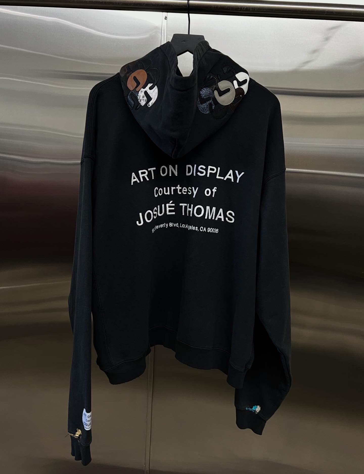 Gallery Dept Paint Splattered Embellished Hoodie
