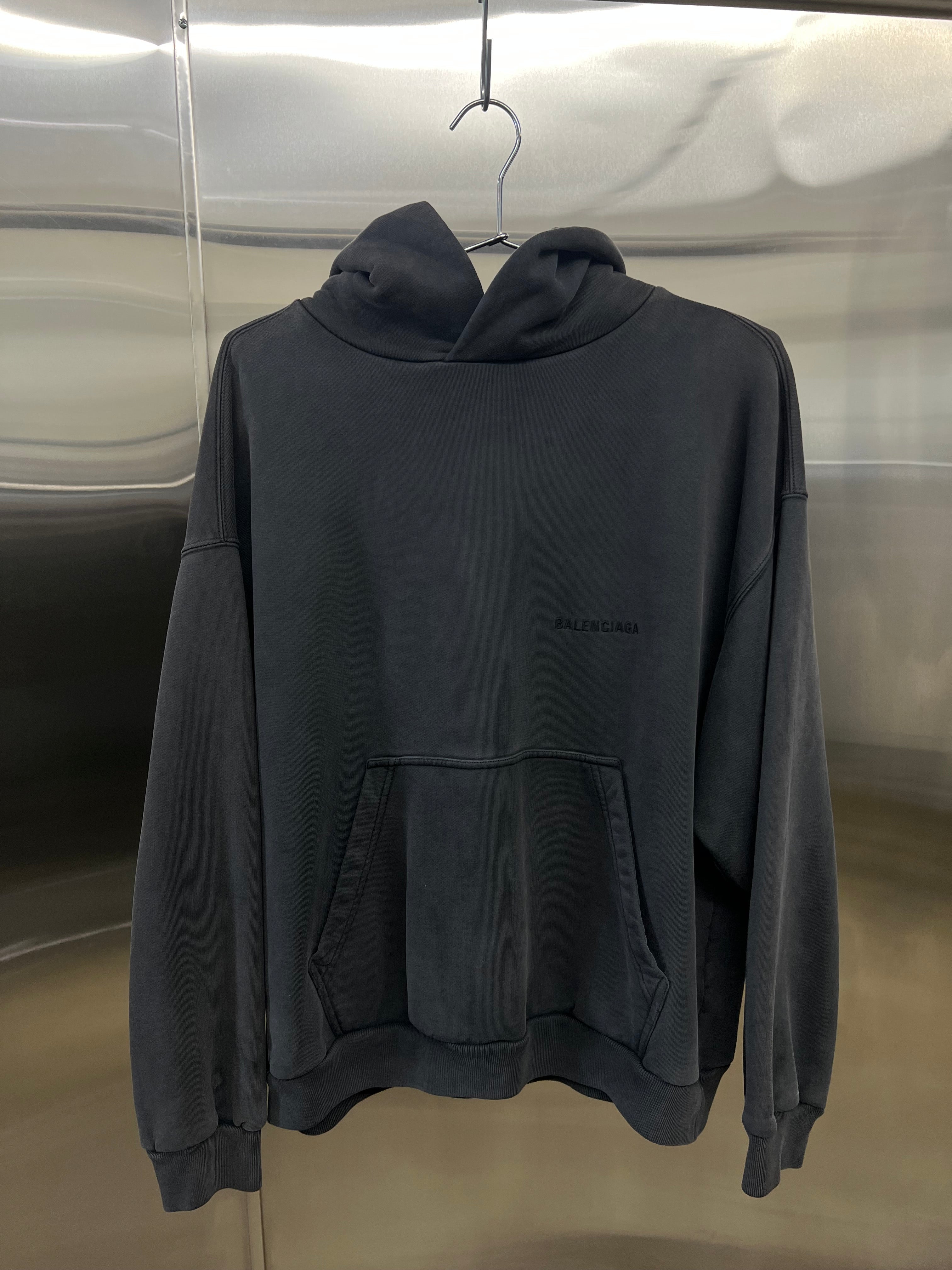 Balenciaga Embroidered logo hoodie