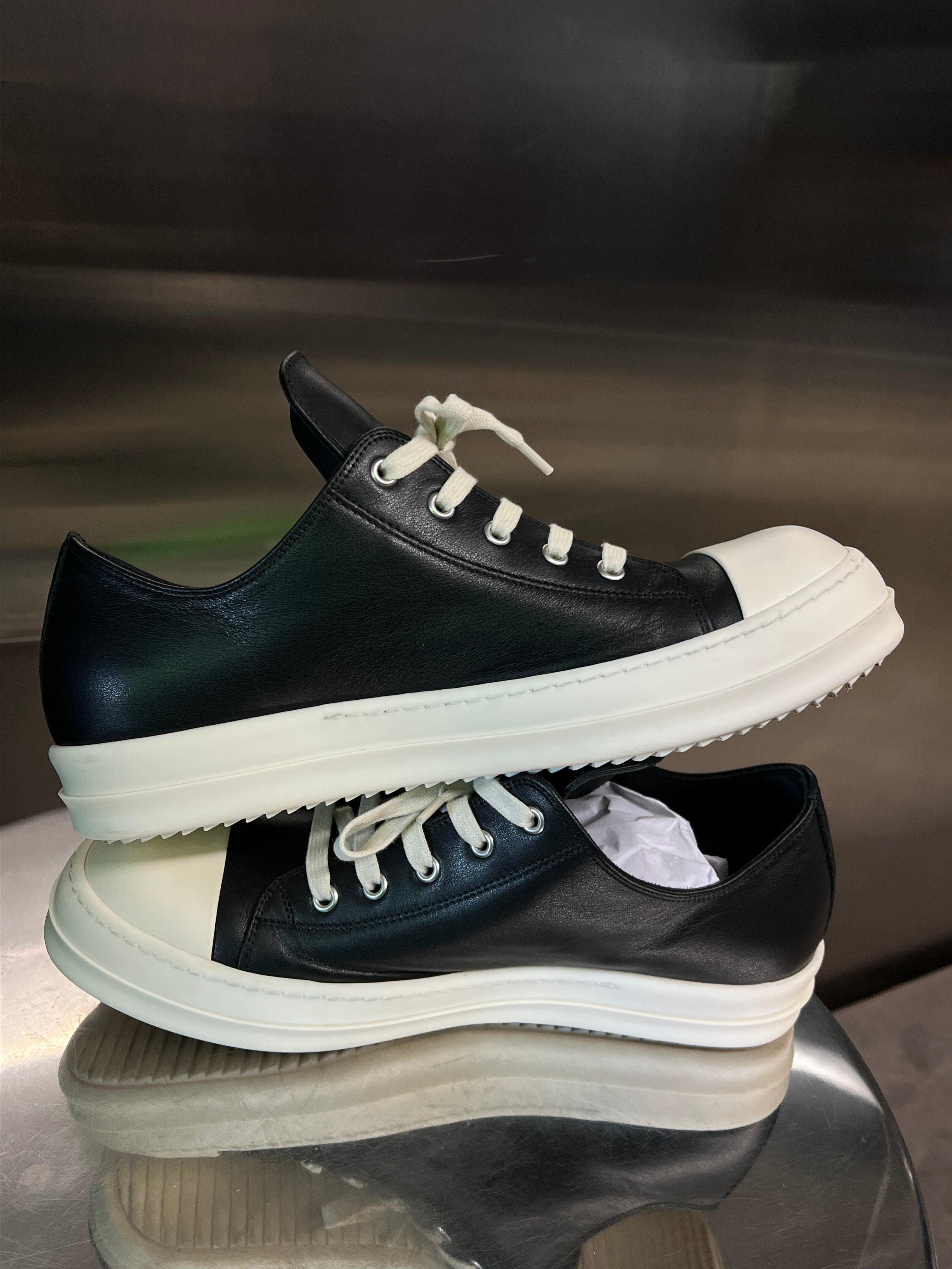 Rick Owens Temple Extreme Low Top Sneakers