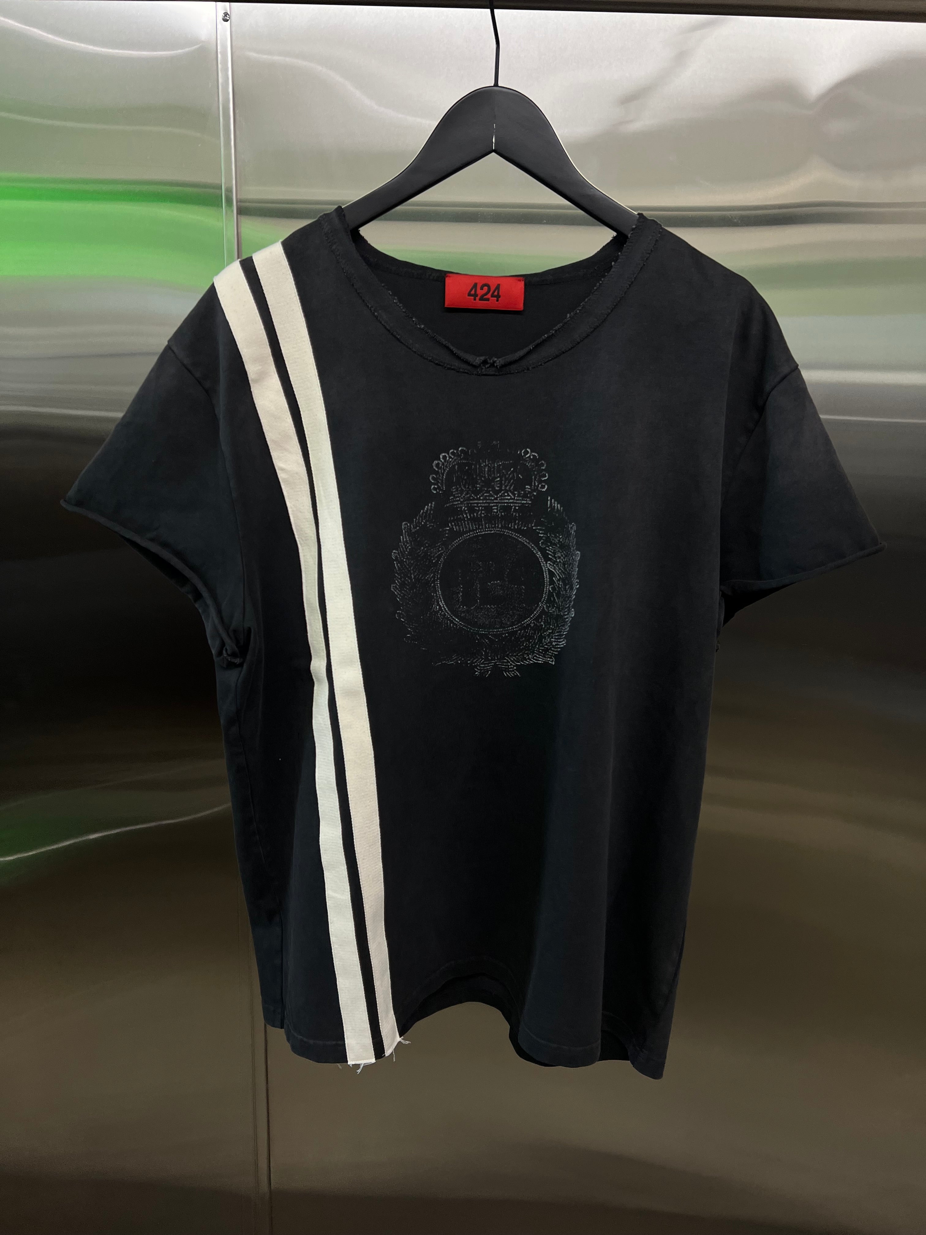 424 Crest Capped Thermal T Shirt