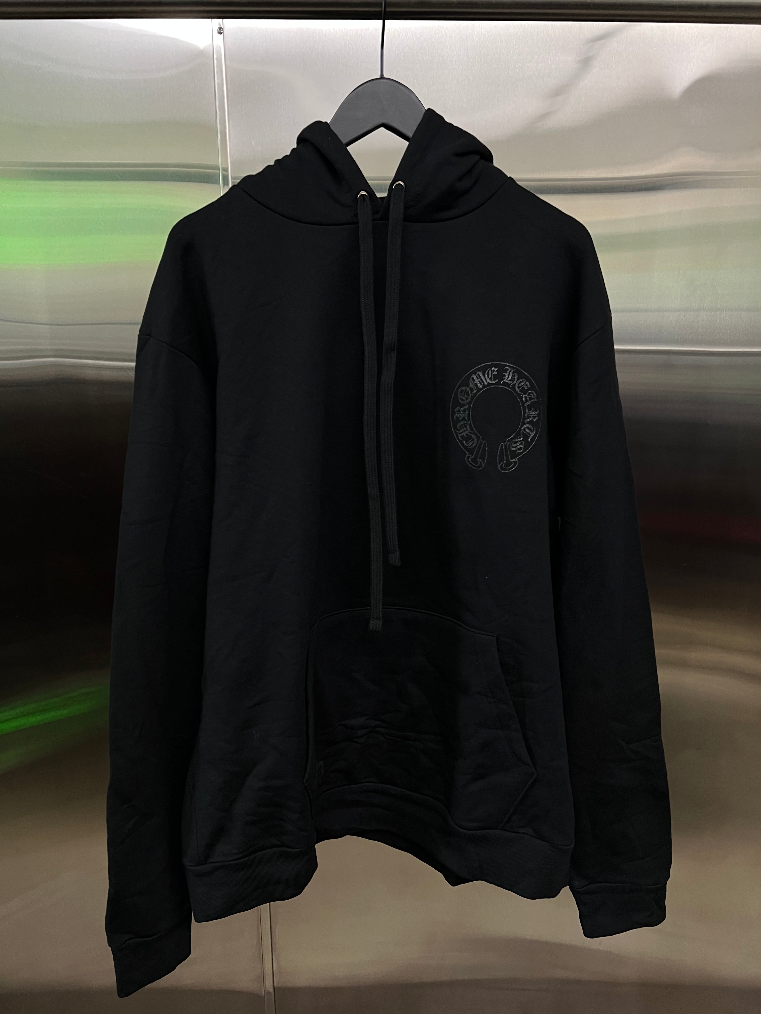 Chrome Hearts Black in Black Pullover Hoodie