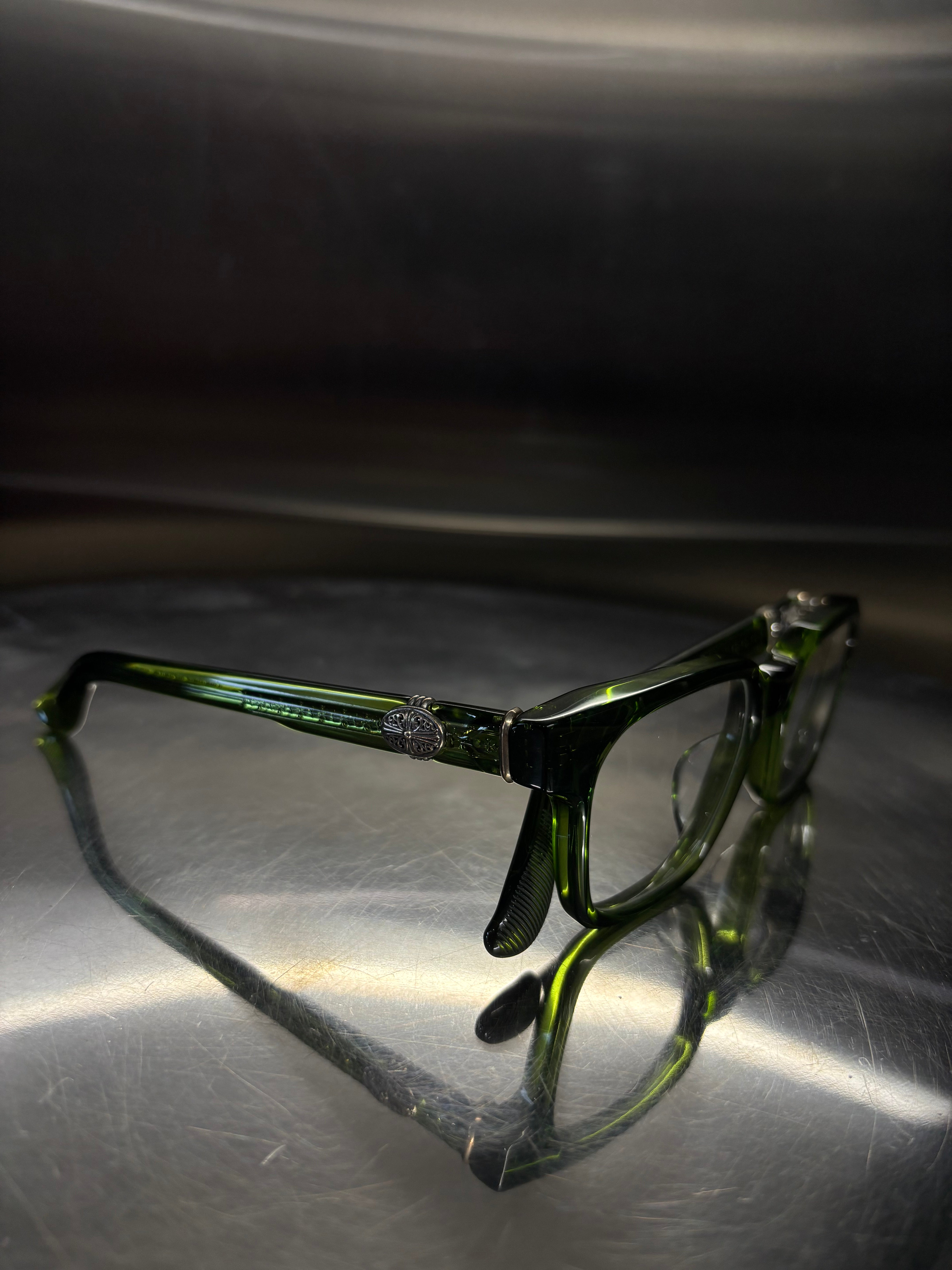 Chrome Hearts Dark Olive “CELIBUSSY” Frames