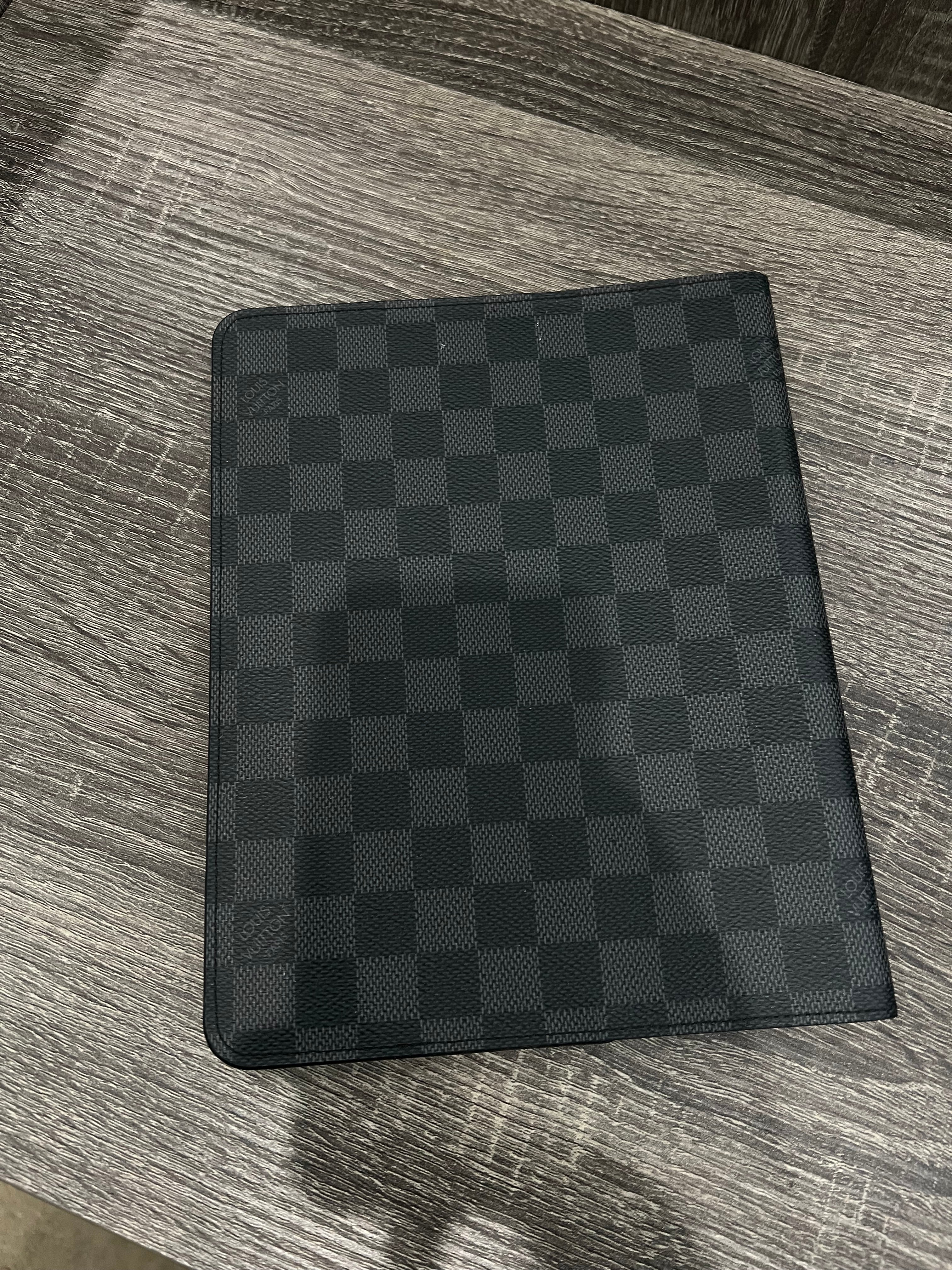 Louis Vuitton Damier Graphite Desk Agenda Cover