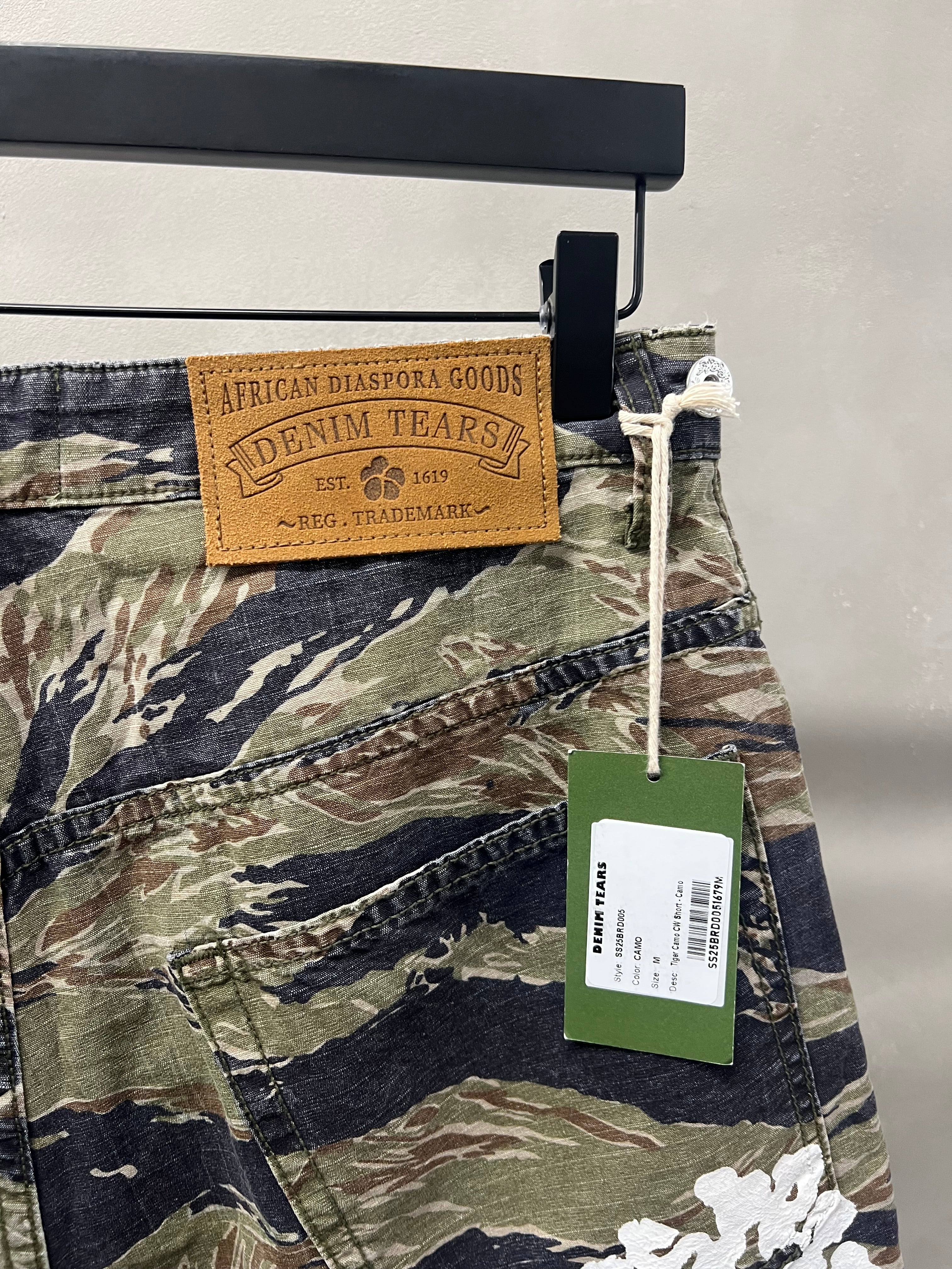 Denim Tears Tiger camo shorts