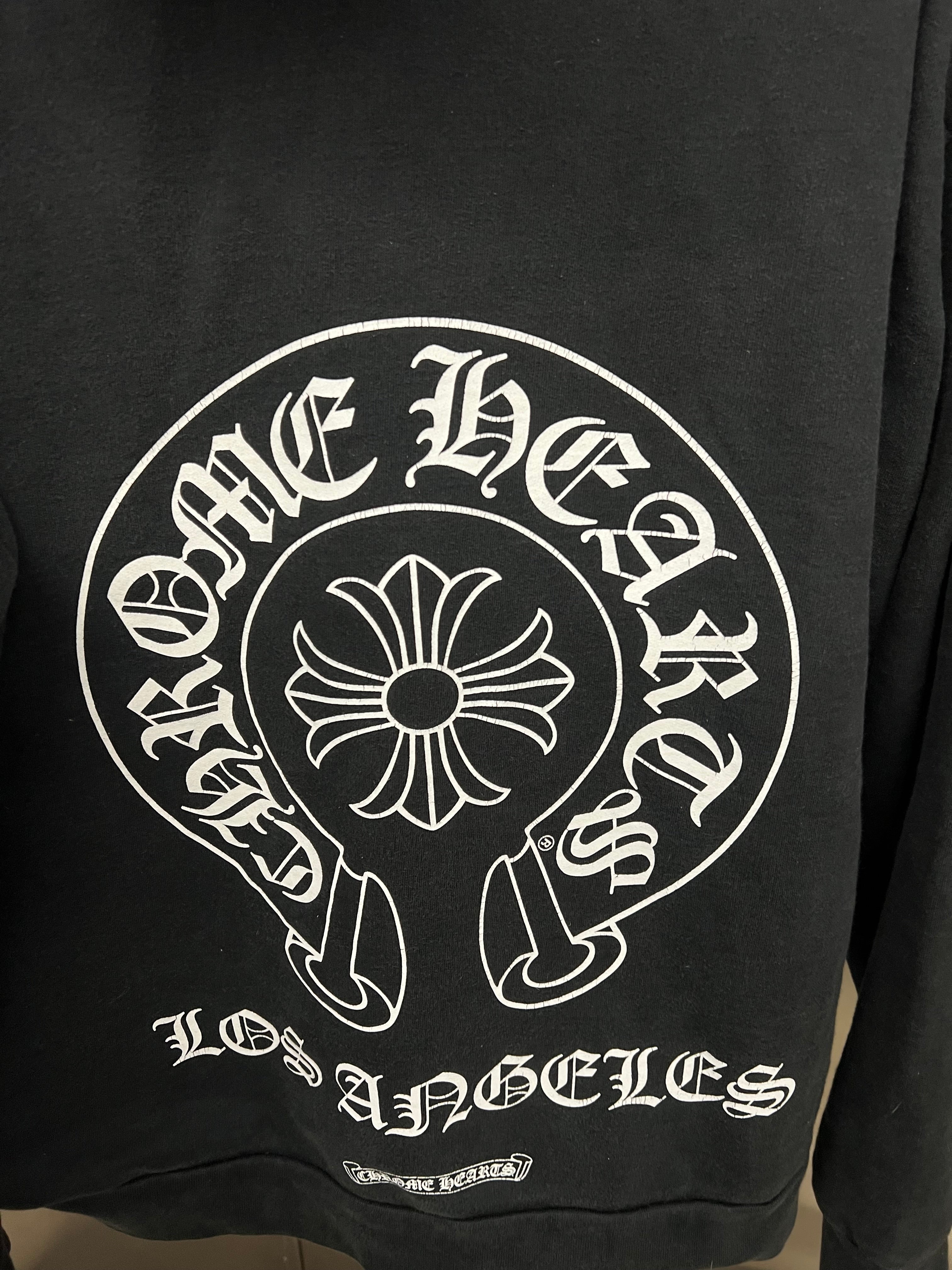 Chrome Hearts “Los Angeles” horseshoe logo hoodie