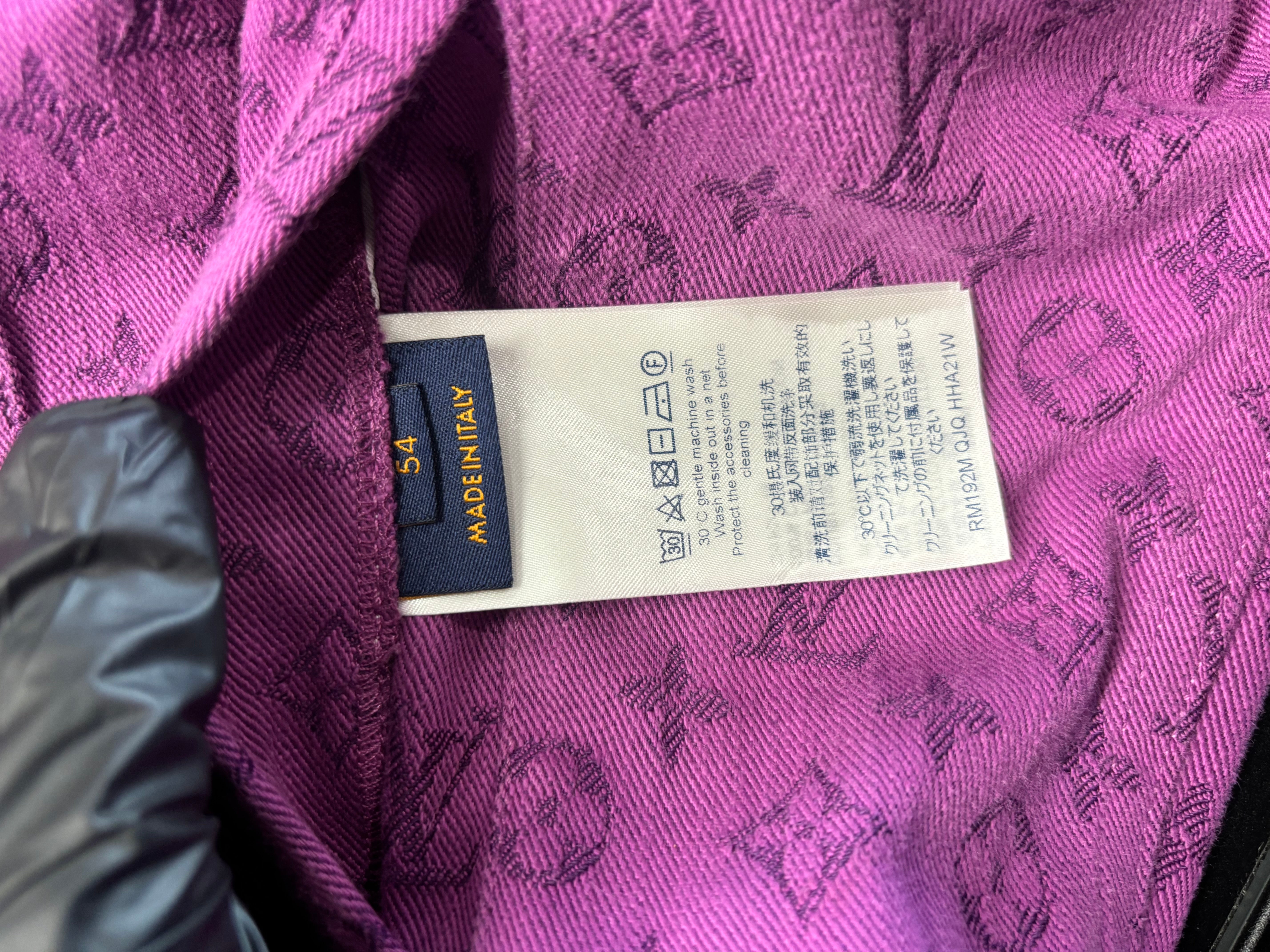 Louis Vuitton monogram denim jacket