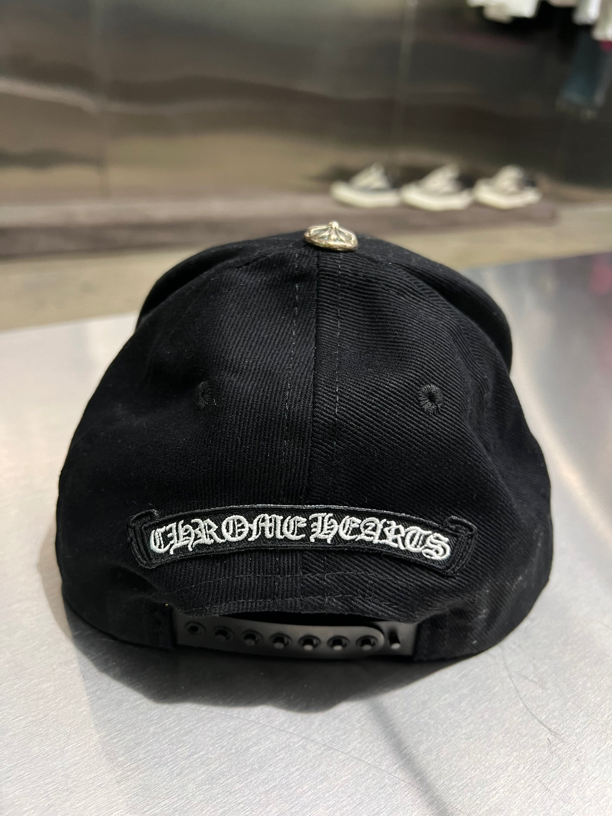 Chrome Hearts Vertical logo Baseball cap