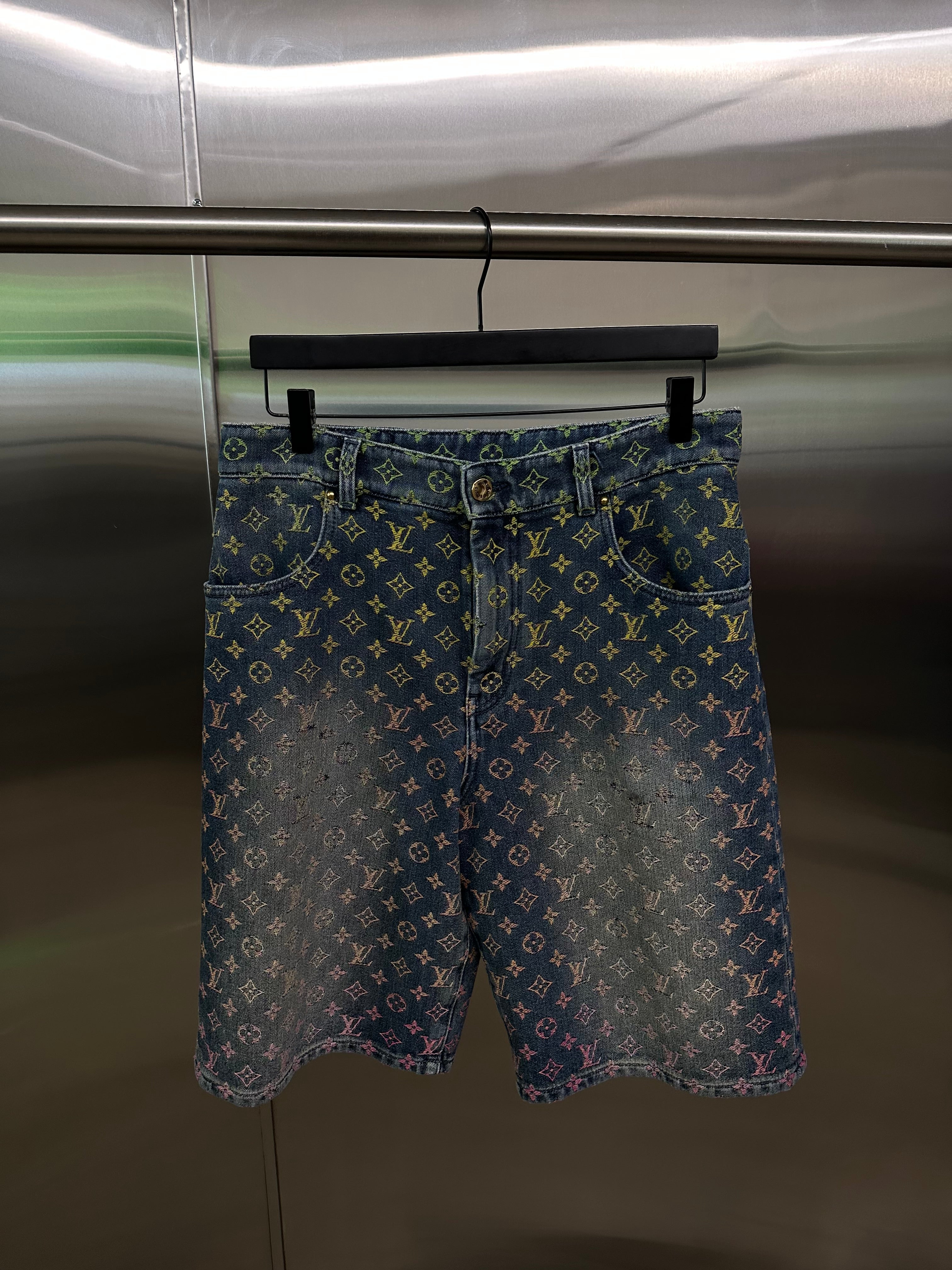 Louis Vuitton Denim Monogram shorts