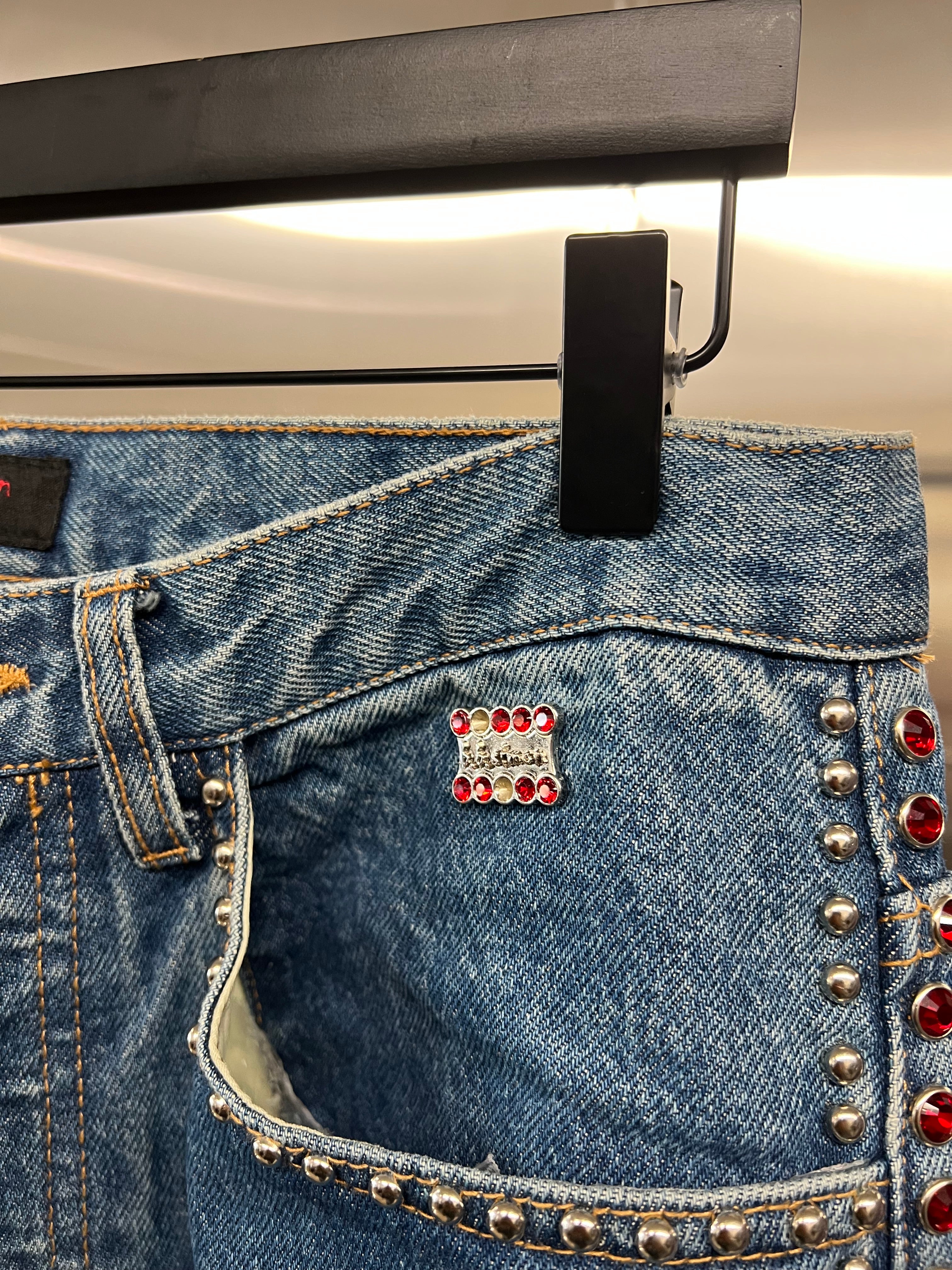 Supreme x BB Simon studded jeans