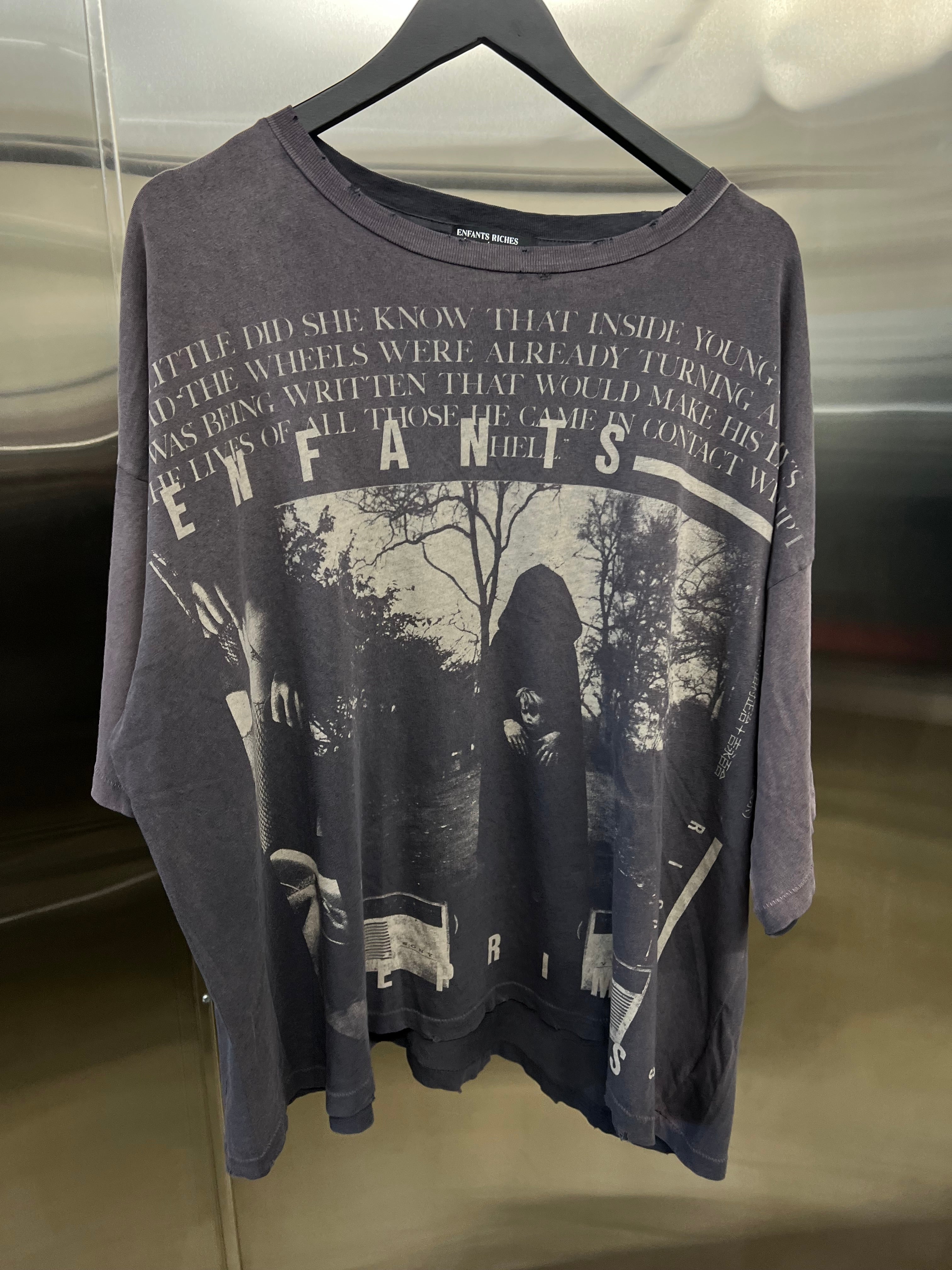 Enfant Riches Deprimes Jeremy Graphic-print distressed T-shirt