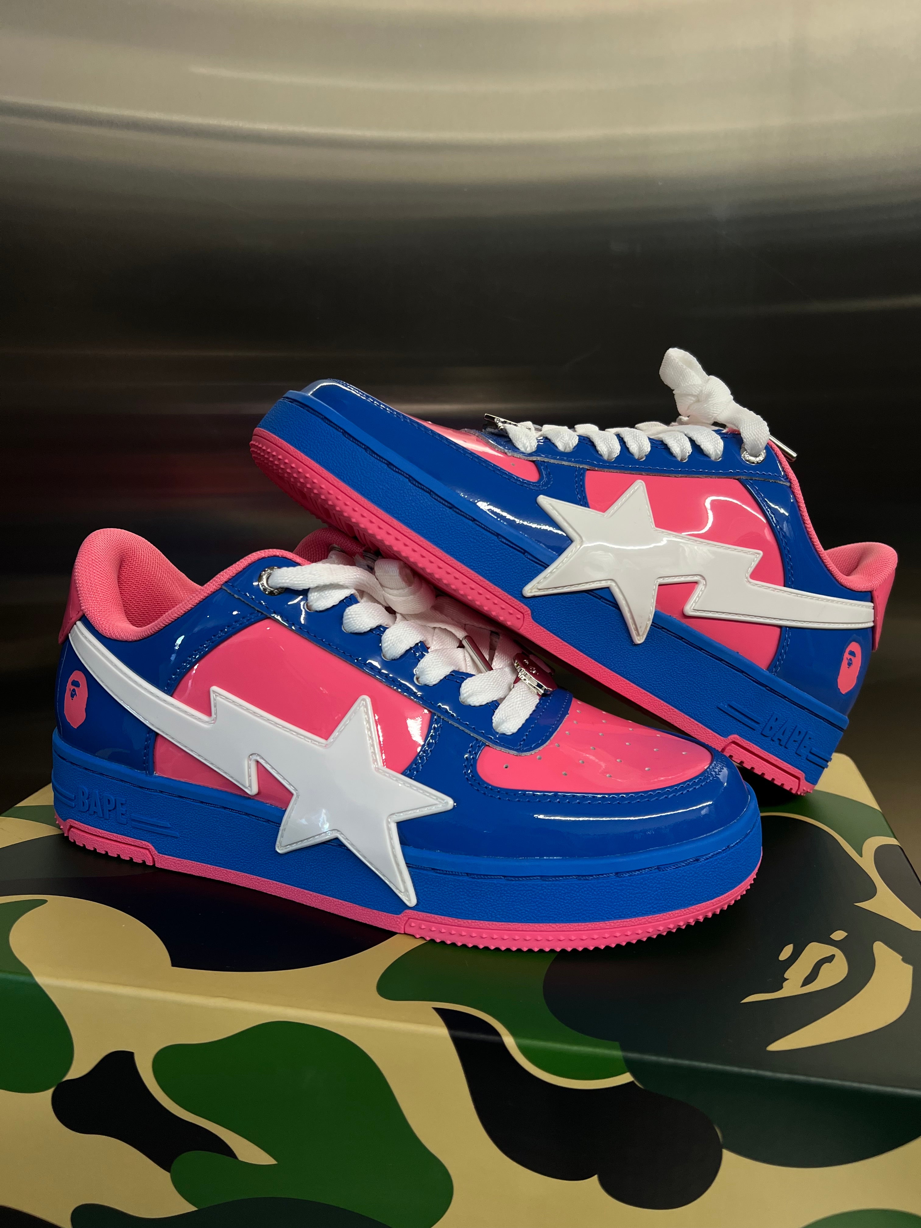 A Bathing Ape Bape Sta OS “#1 M2 Blue Pink”